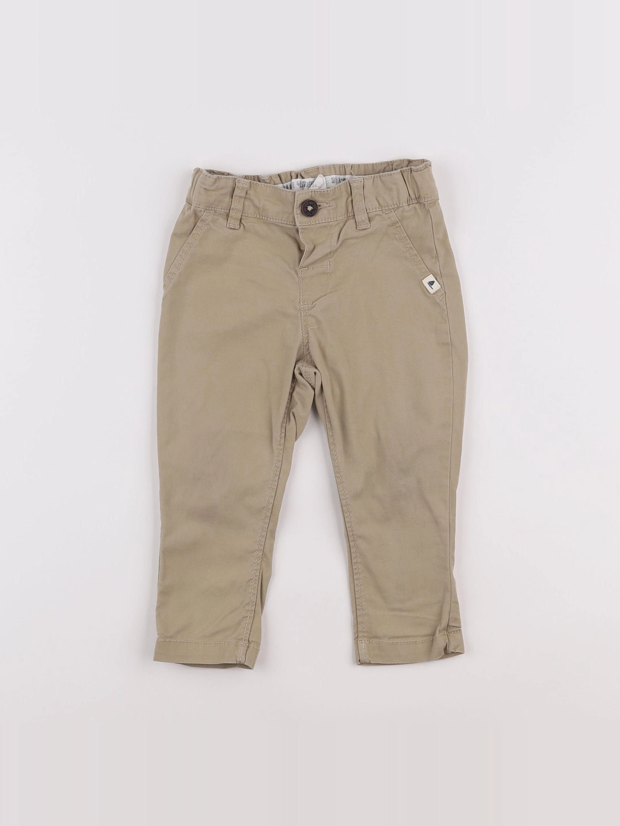 H&M - pantalon beige - 9/12 mois
