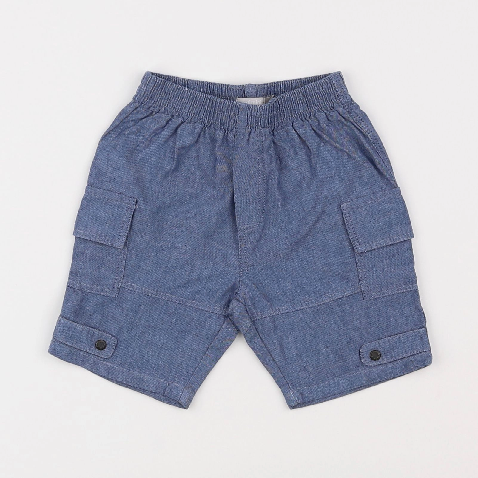 Catimini - short bleu - 6 mois