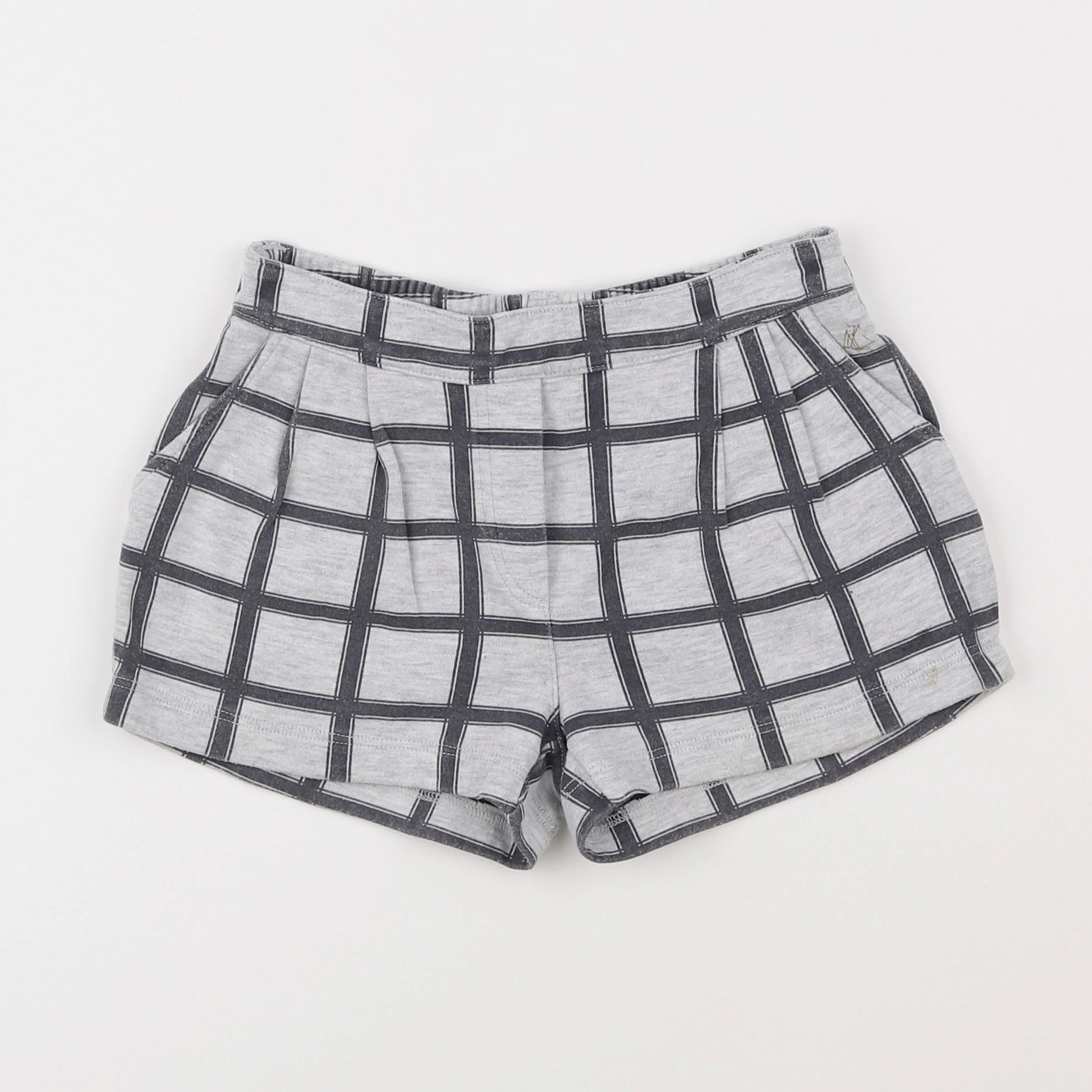 Petit Bateau - short gris, bleu - 6 ans