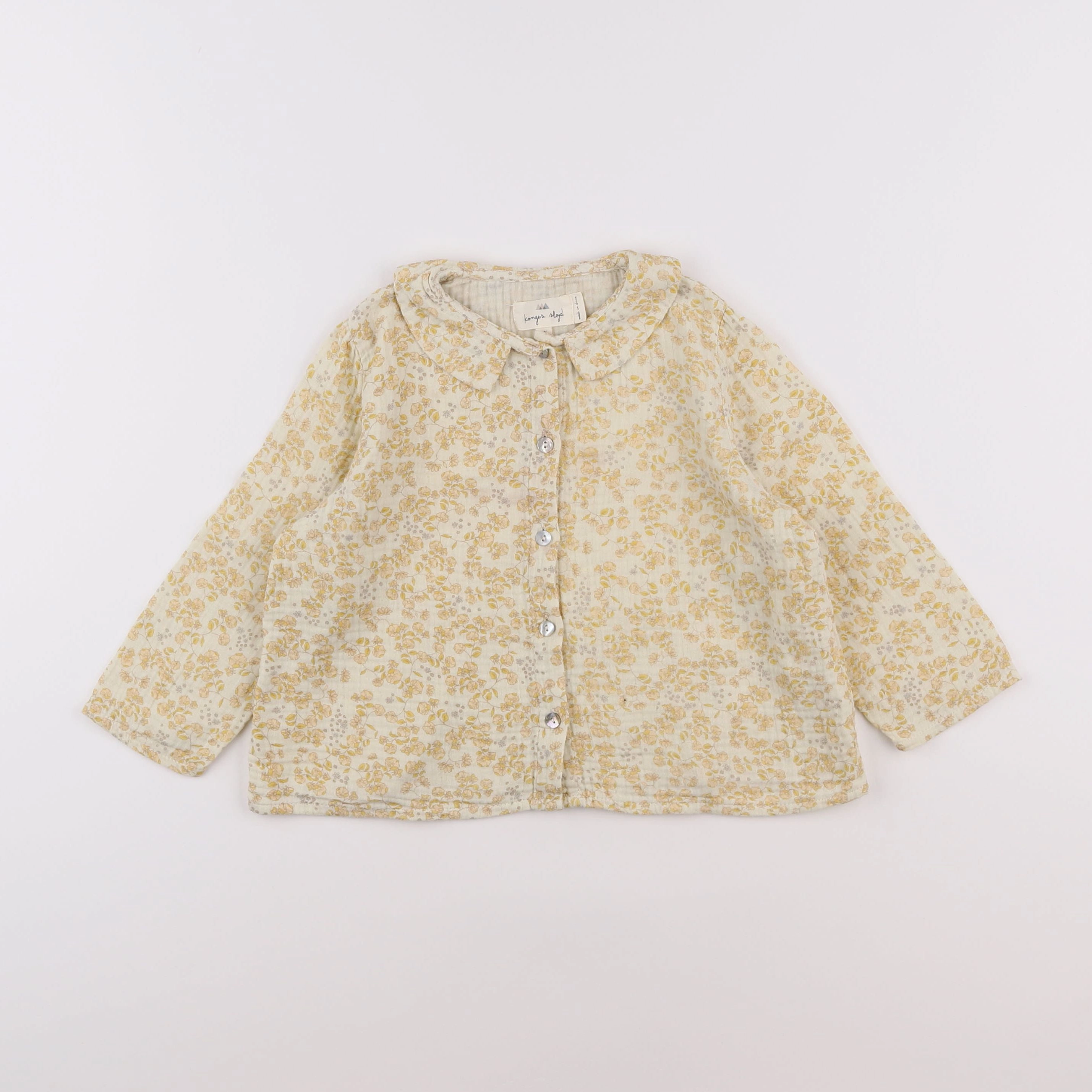 Konges slojd - blouse jaune - 2 ans