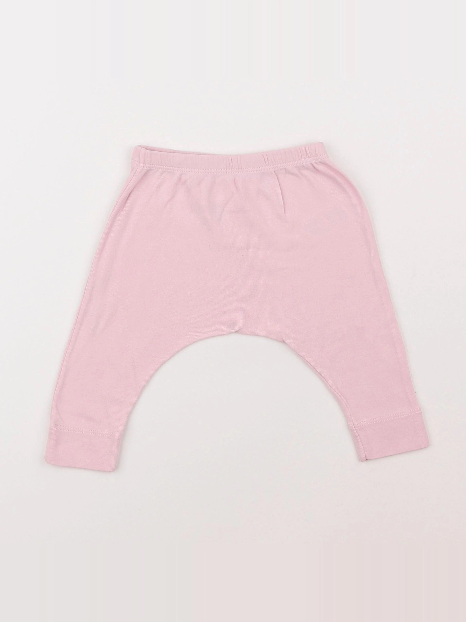 Petit Bateau - pantalon rose - 6 mois