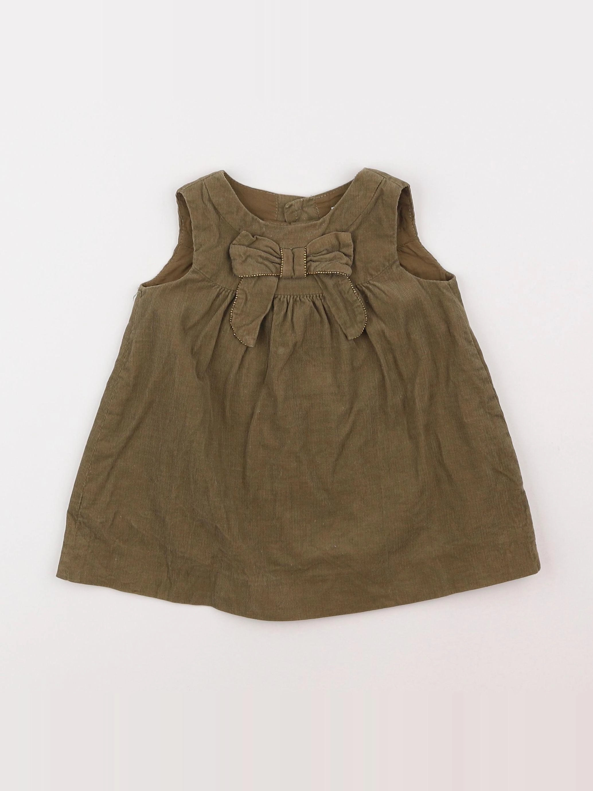 Zara - robe vert - 9/12 mois