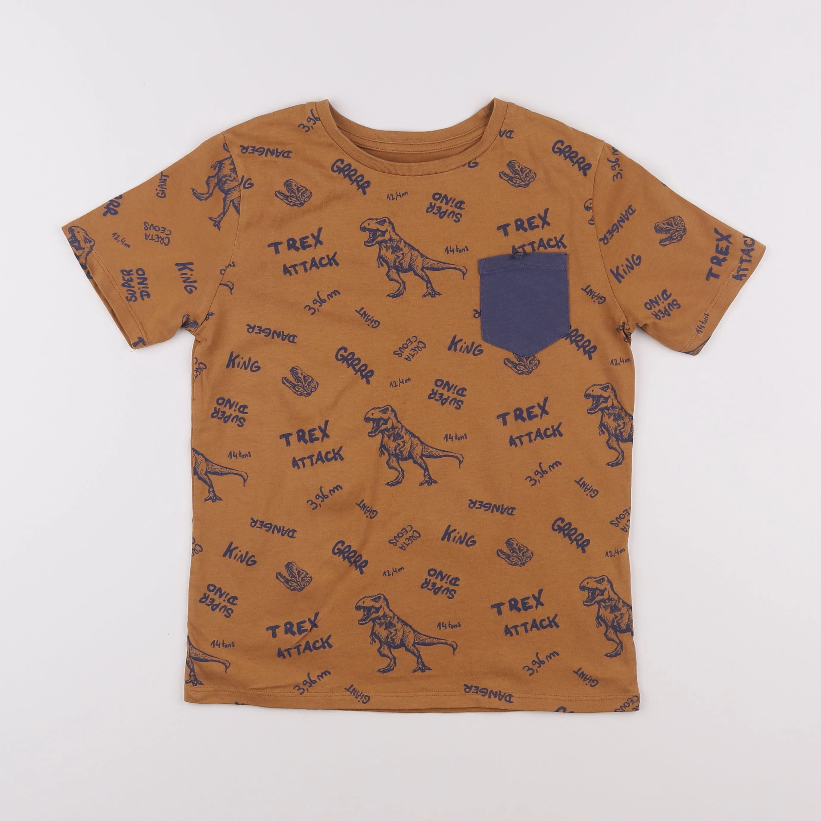 Vertbaudet - tee-shirt marron - 10 ans