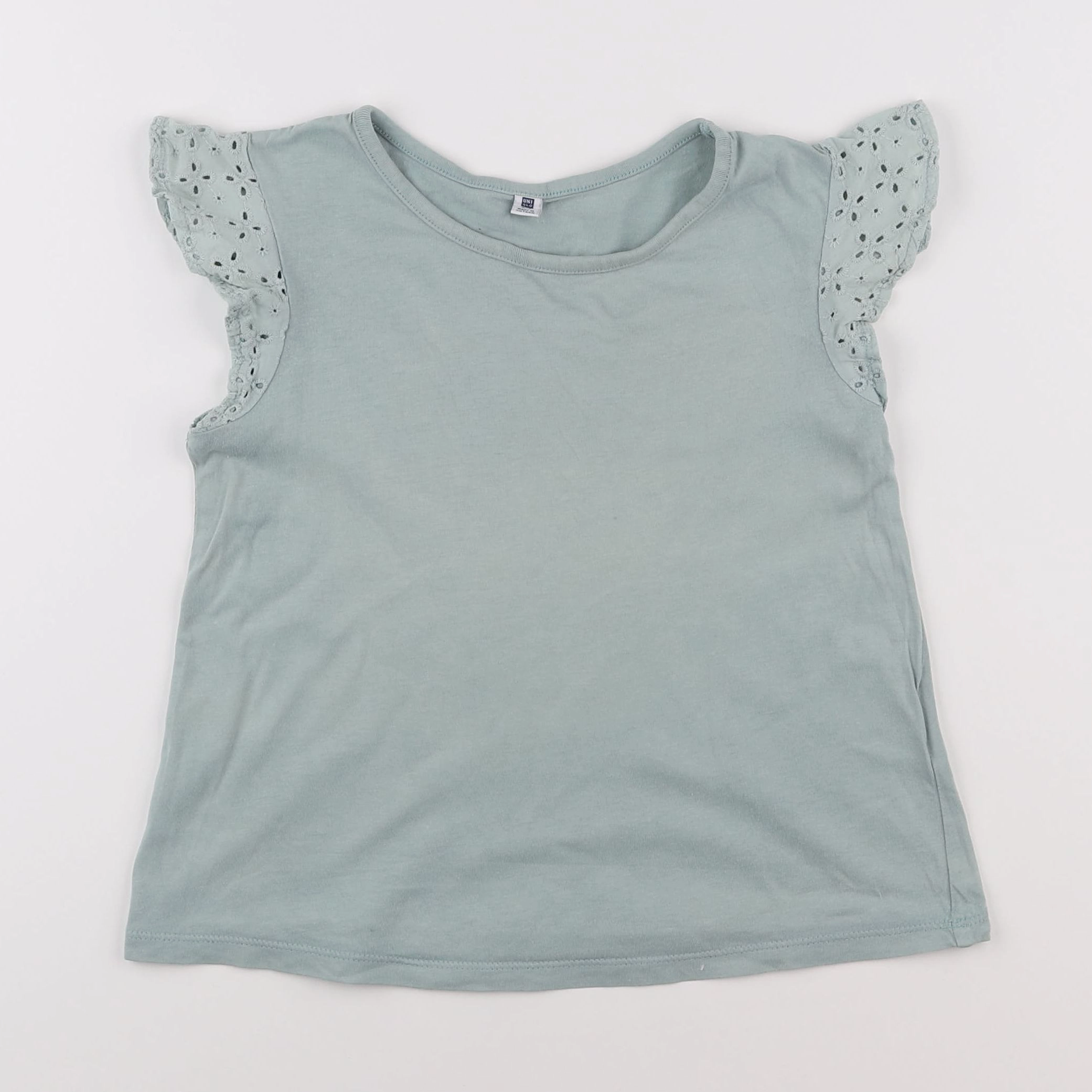 Uniqlo - tee-shirt vert - 5/6 ans