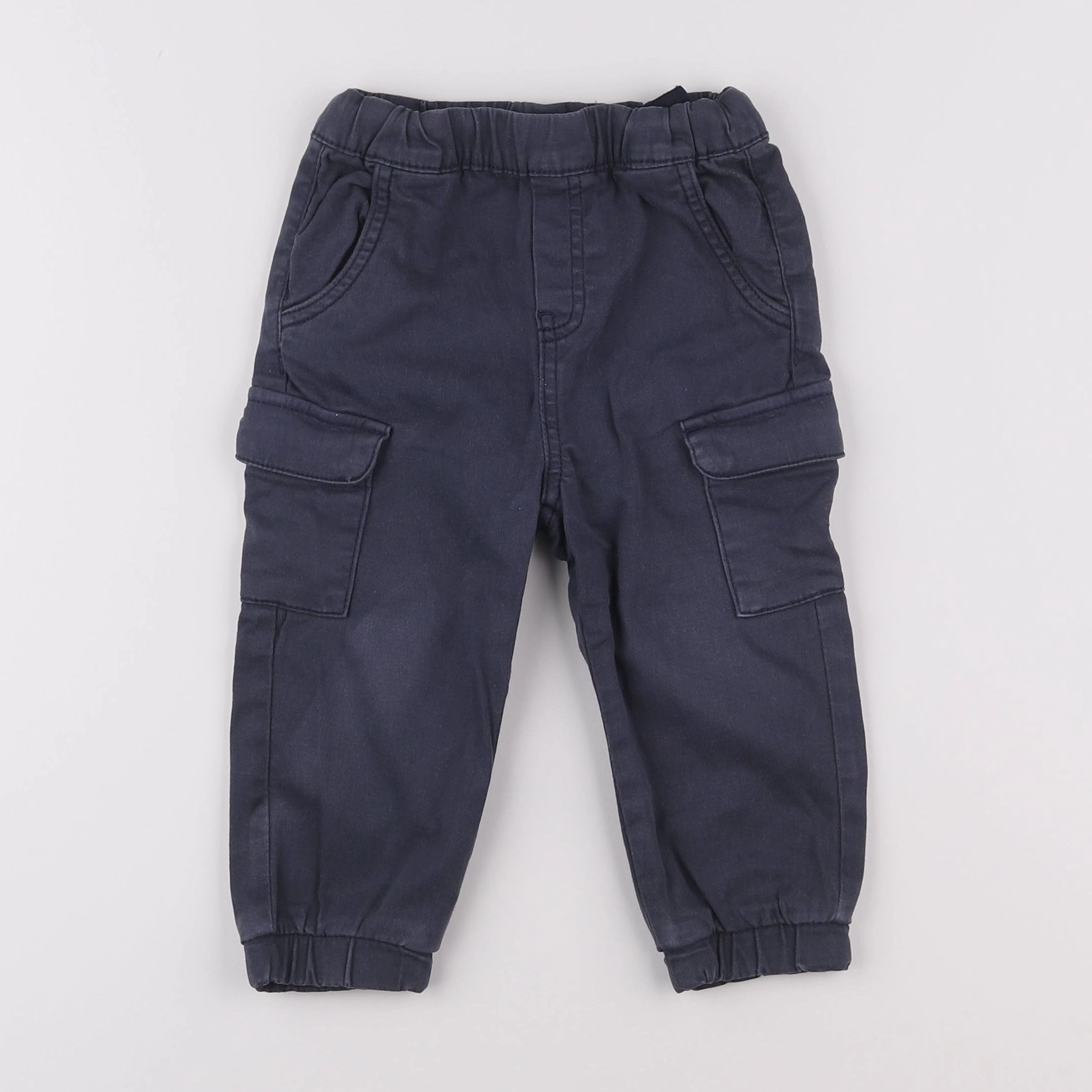 Vertbaudet - pantalon bleu - 18 mois