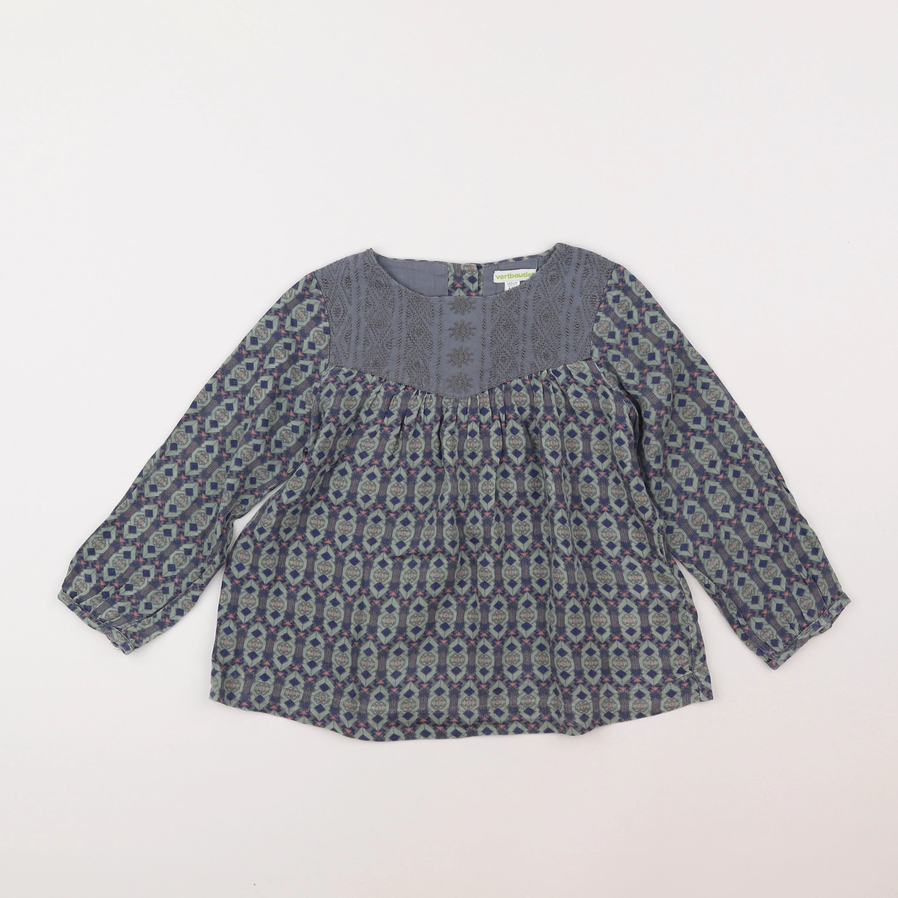 Vertbaudet - blouse multicolore - 4 ans