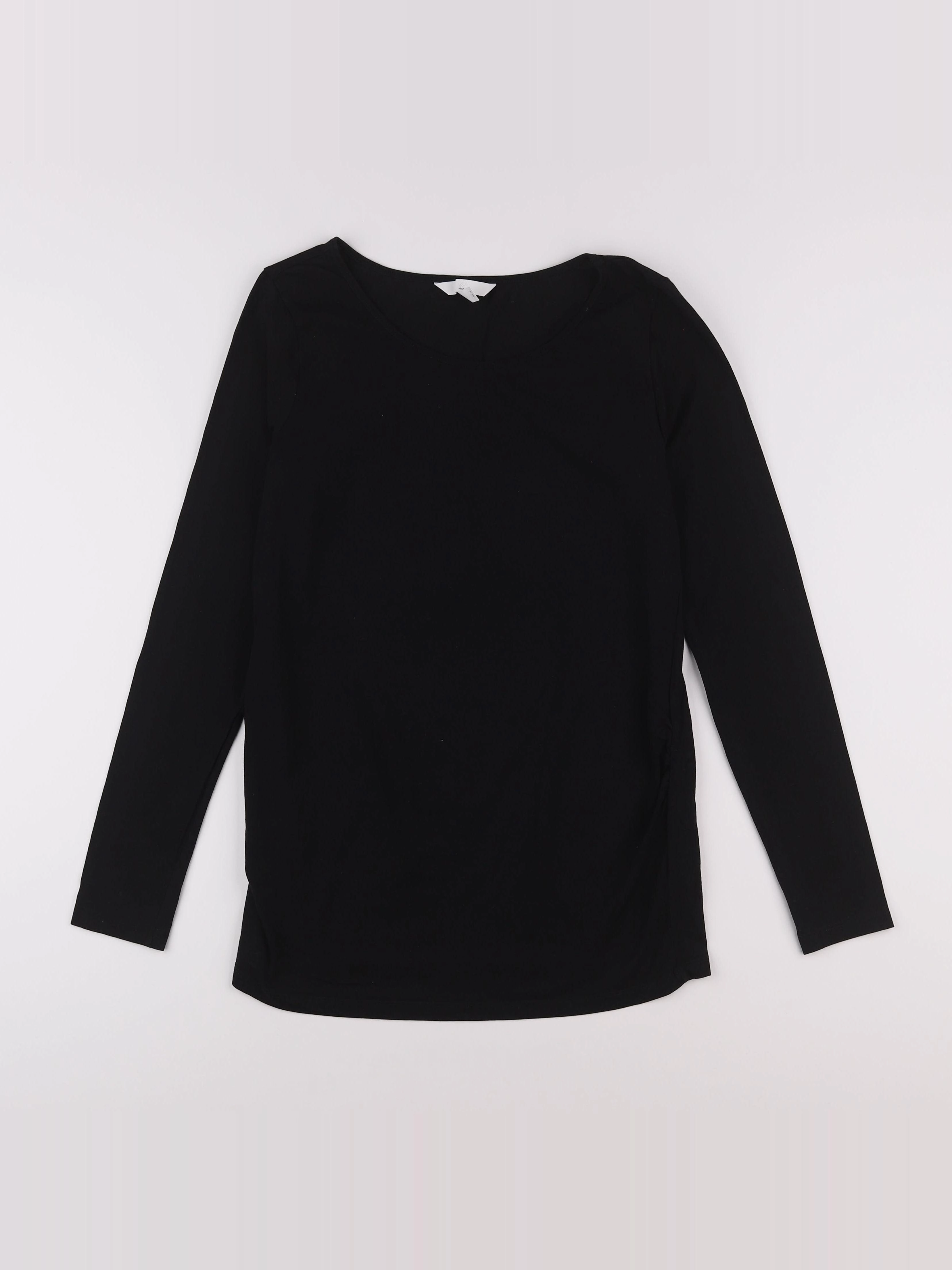 H&M - tee-shirt grossesse noir - 38
