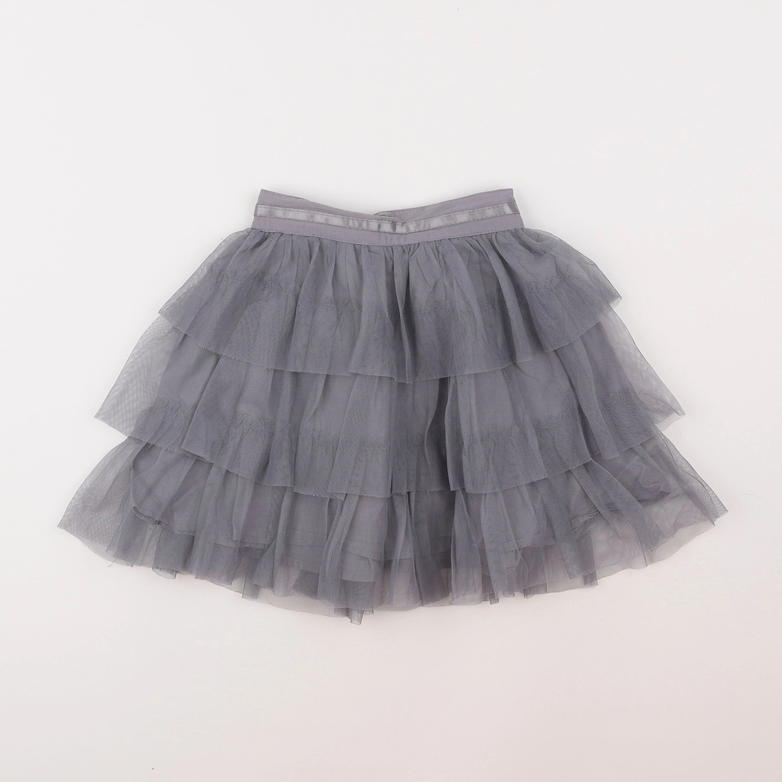 Vertbaudet - jupe gris - 4 ans