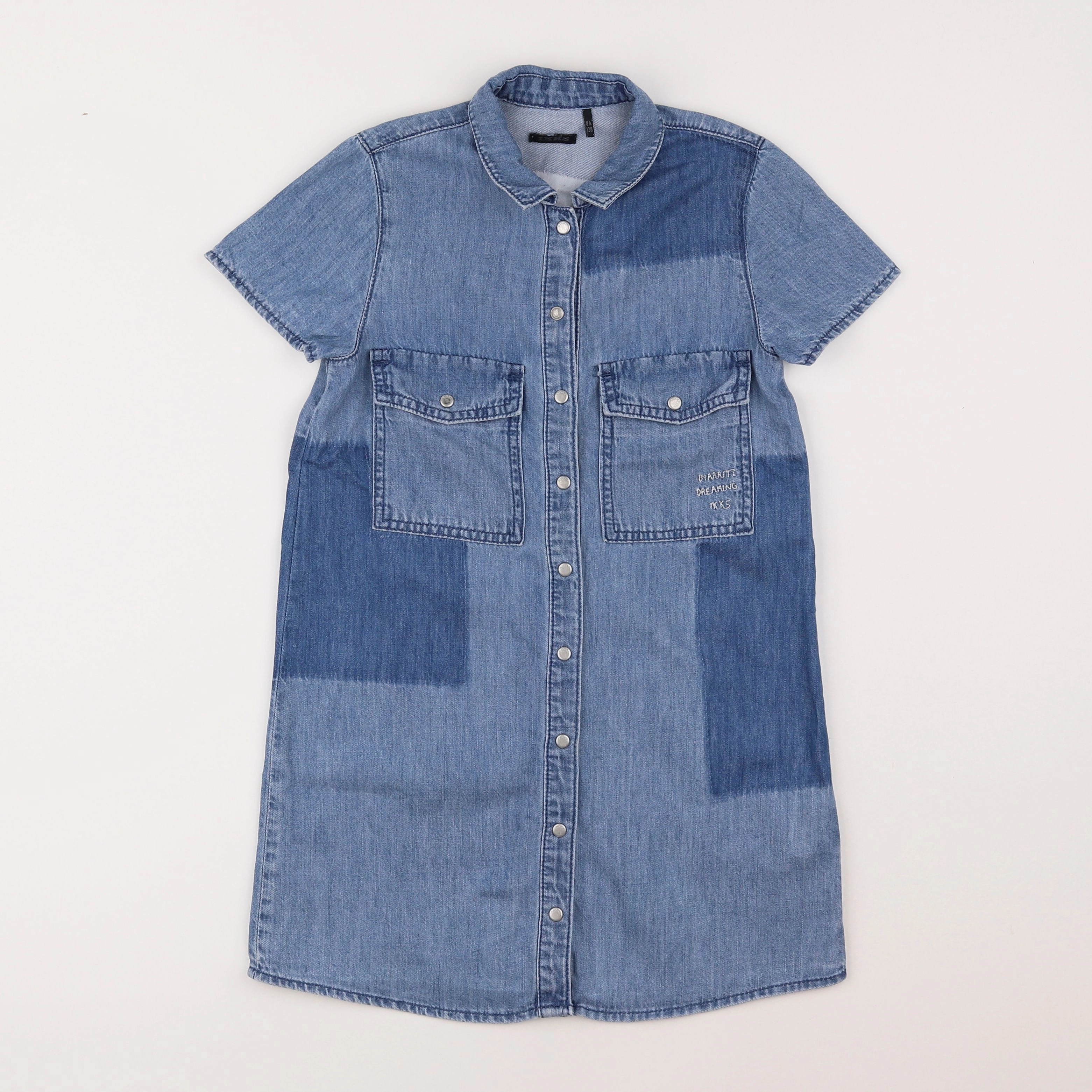 IKKS - robe bleu - 8 ans