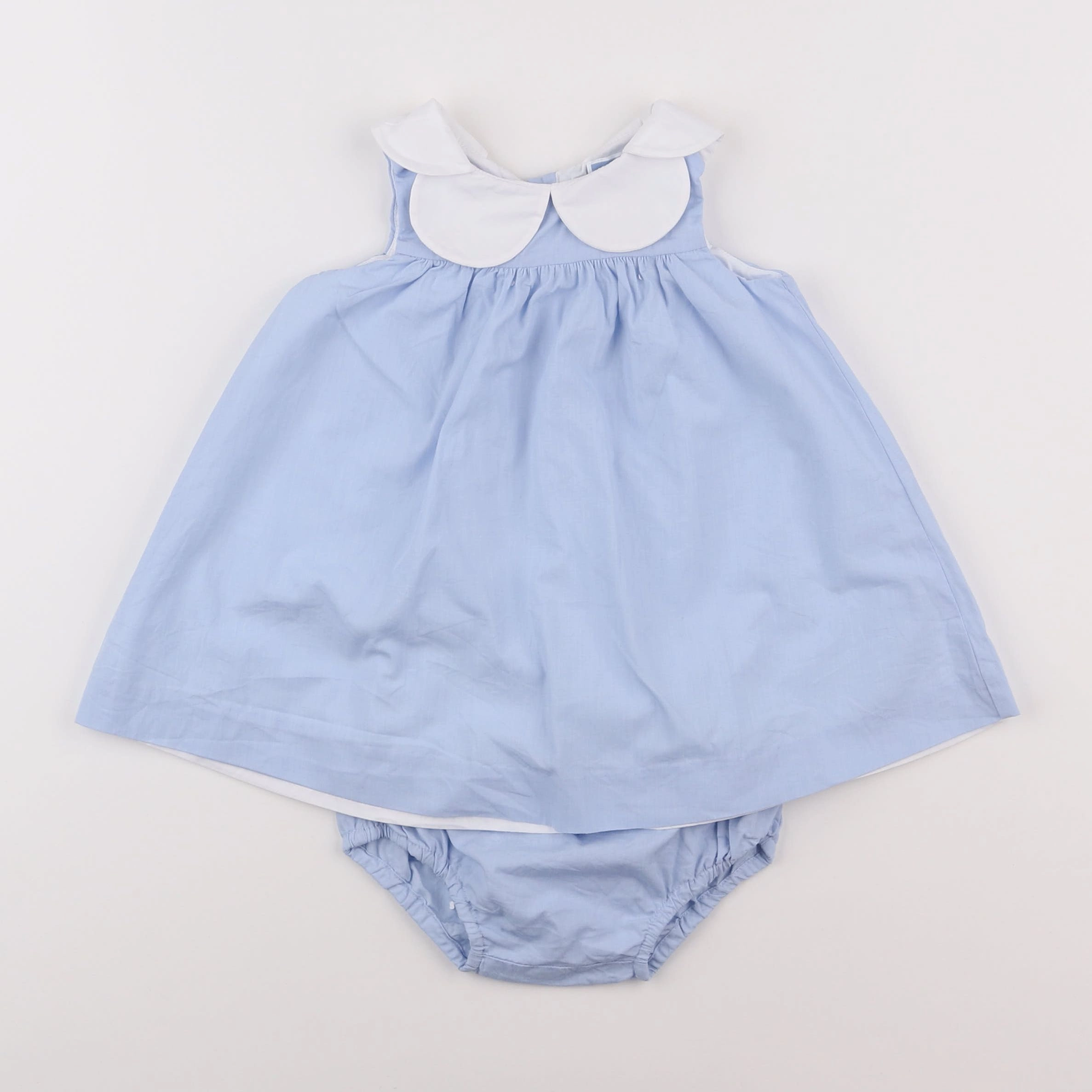 Jacadi - robe bleu - 12 mois