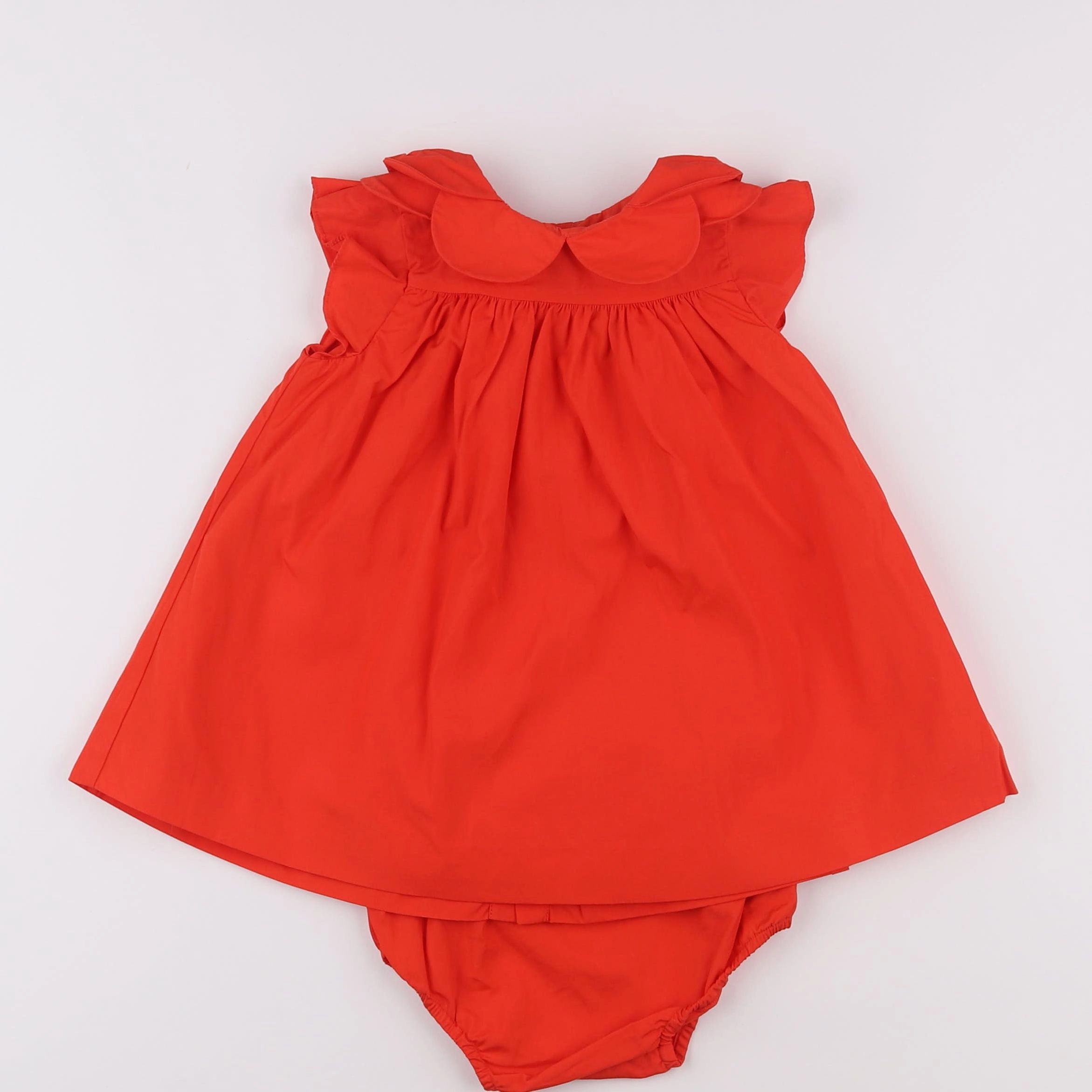 Jacadi - robe rouge - 12 mois