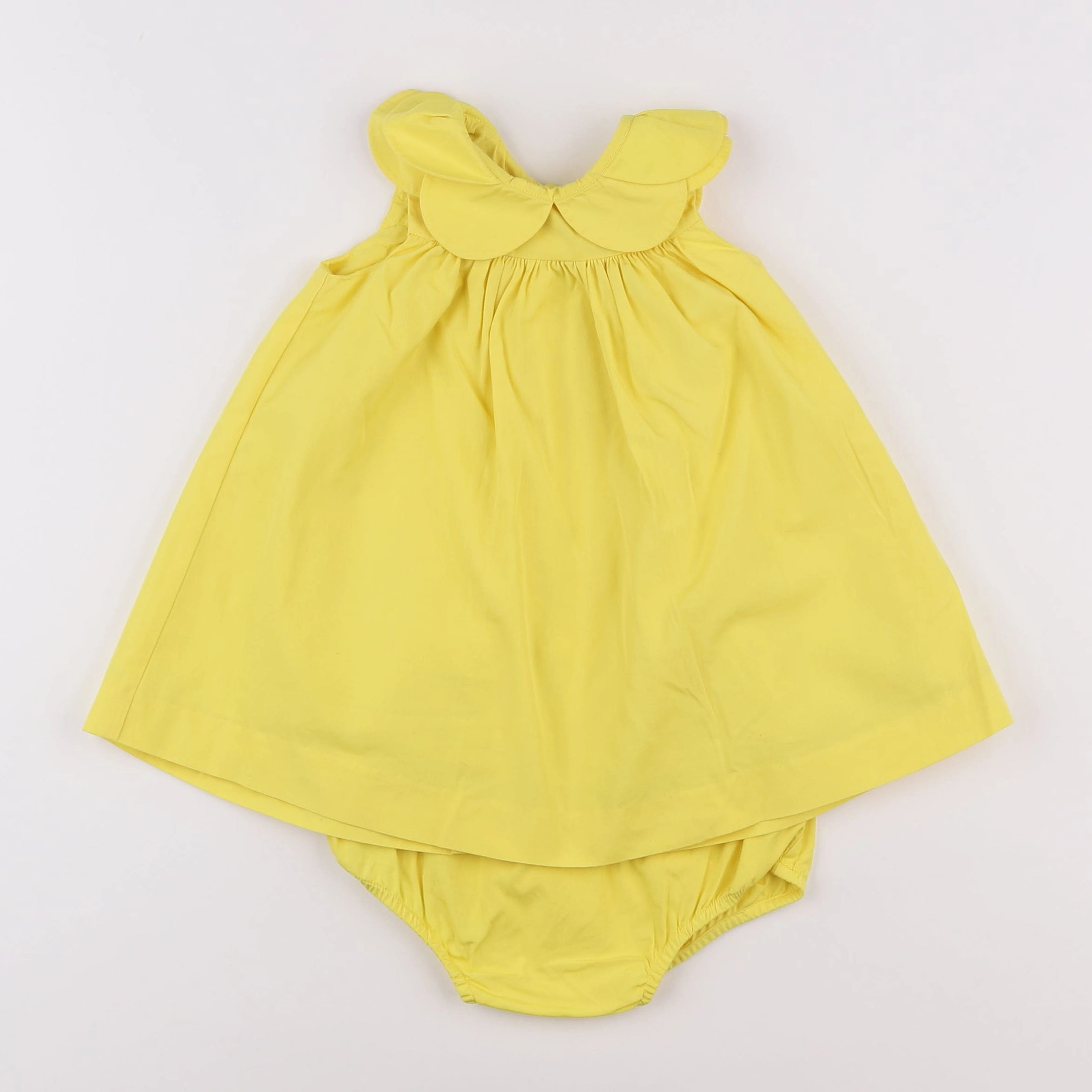 Jacadi - robe jaune - 12 mois