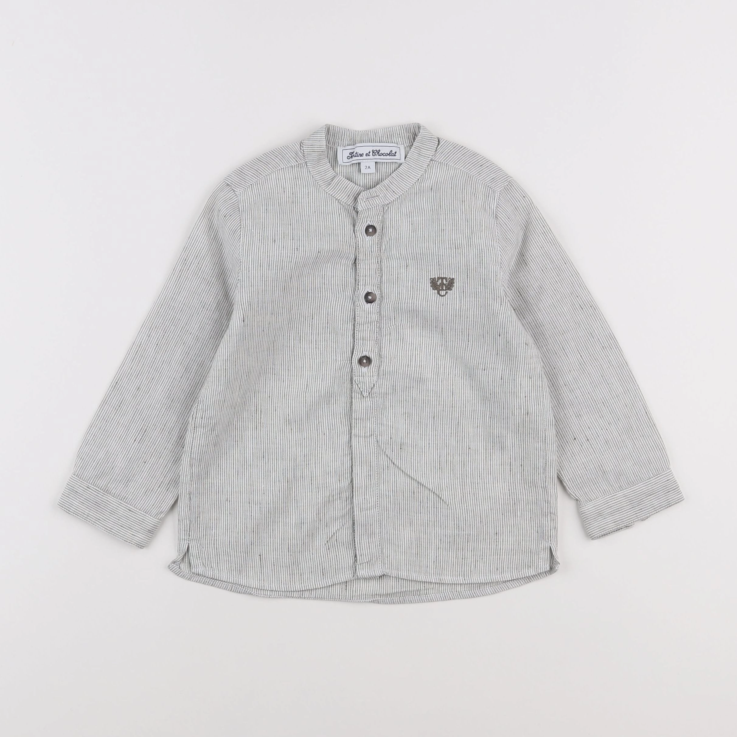 Tartine & Chocolat - chemise gris - 2 ans