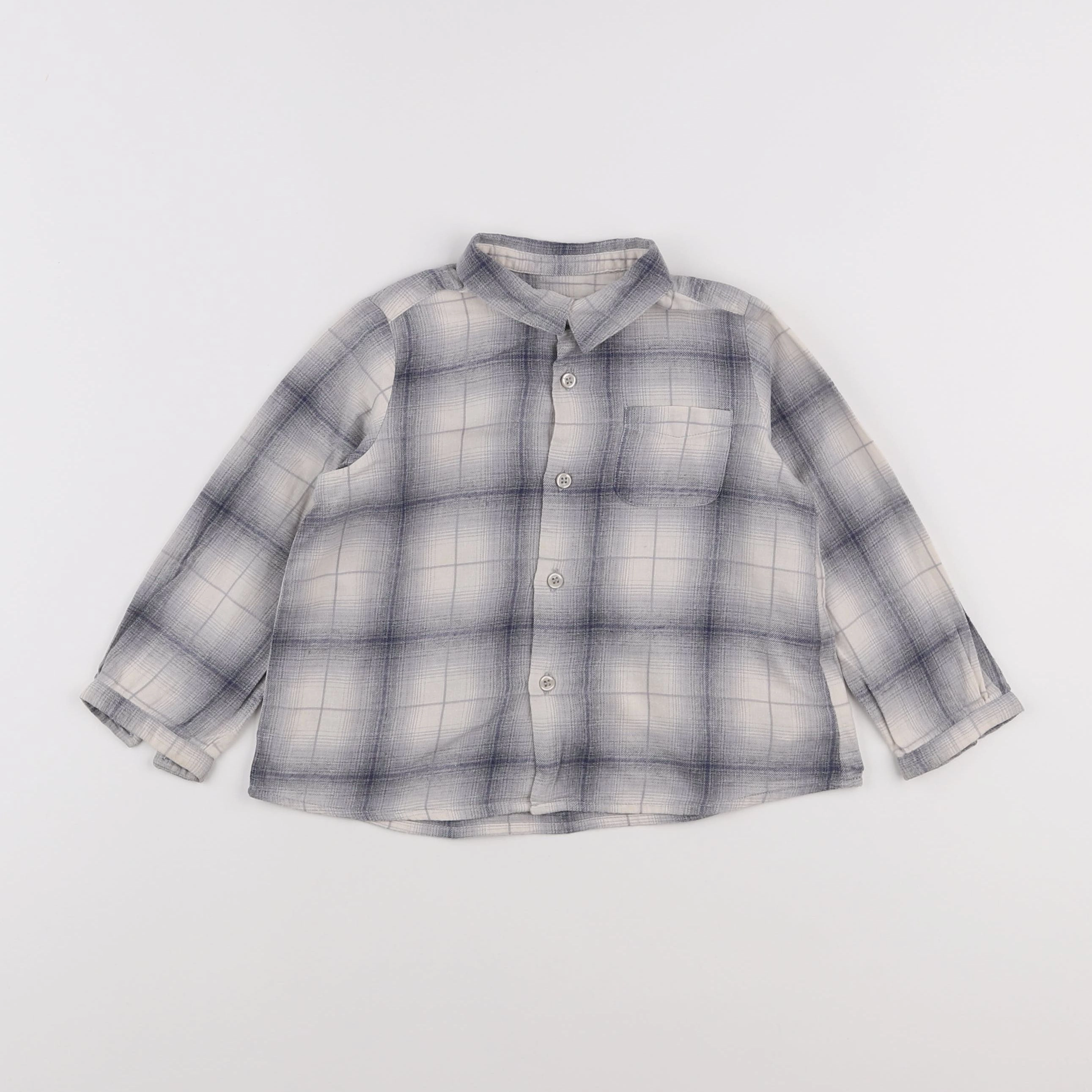 Bonpoint - chemise gris - 2 ans