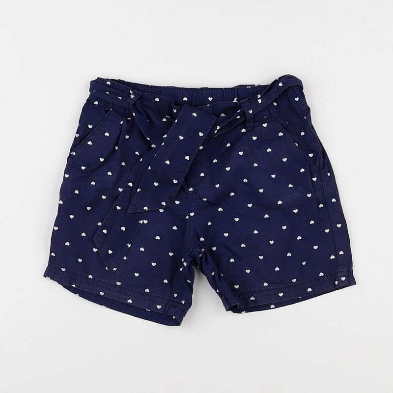 H&M - short bleu - 7/8 ans