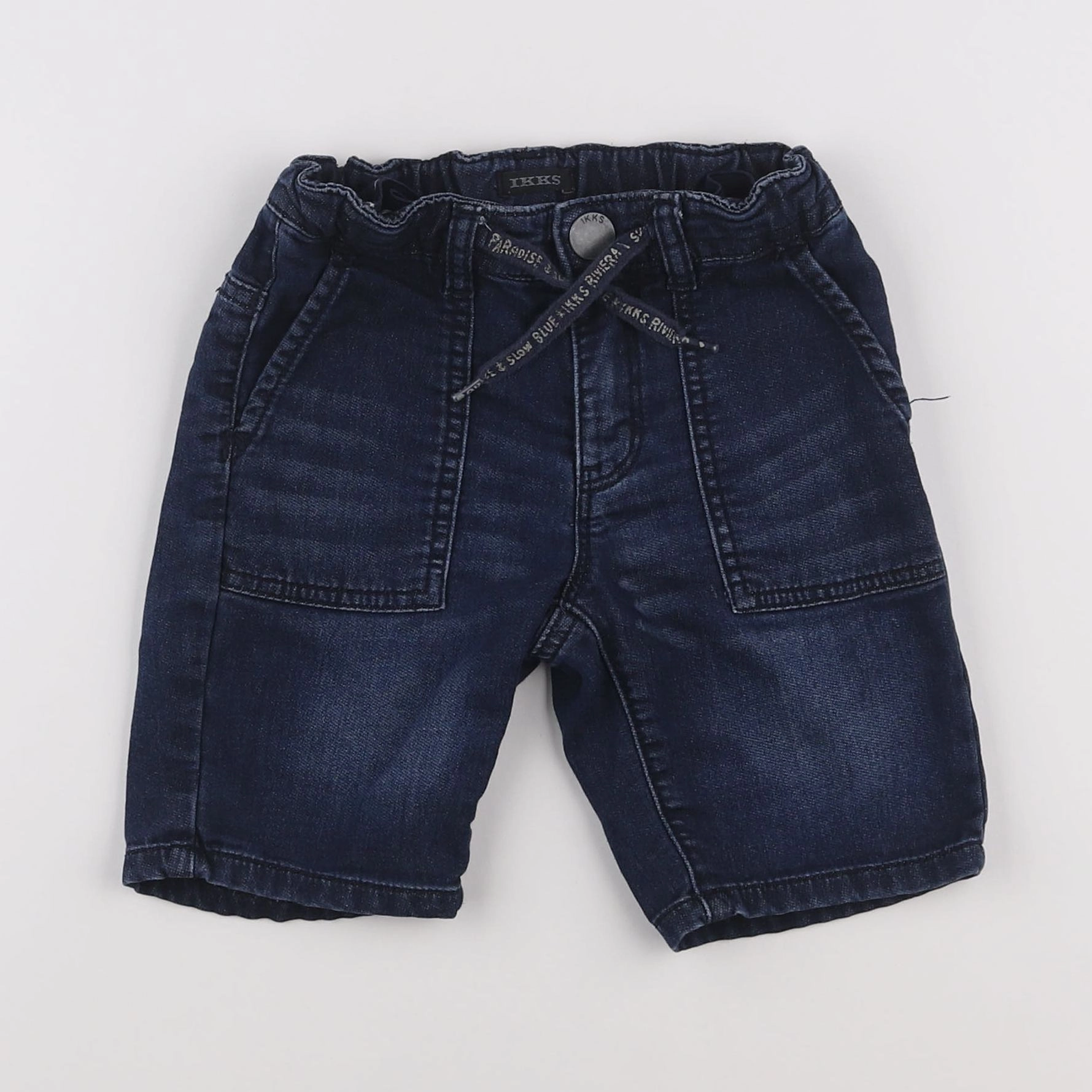 IKKS - short bleu - 6 ans