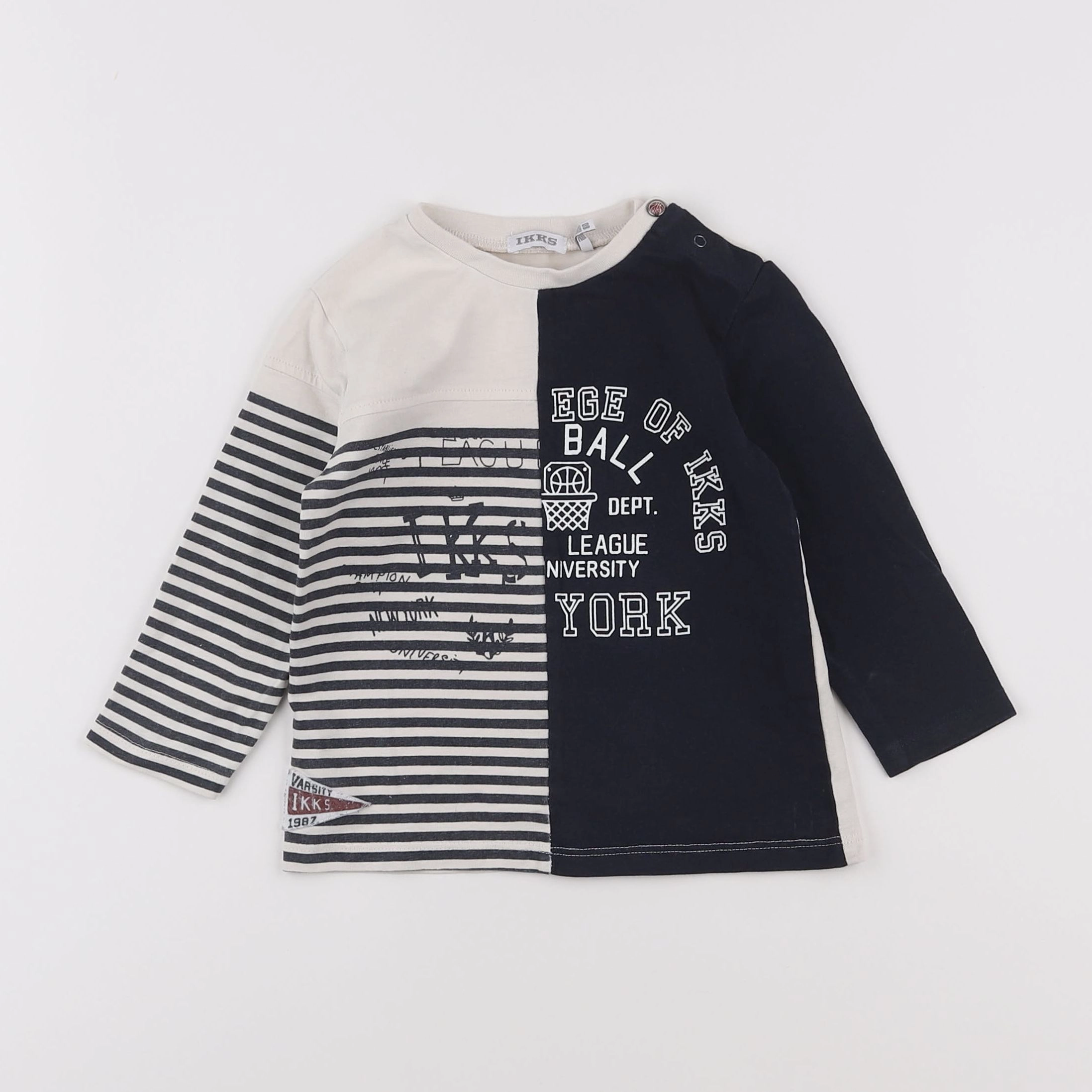 IKKS - tee-shirt noir - 18 mois