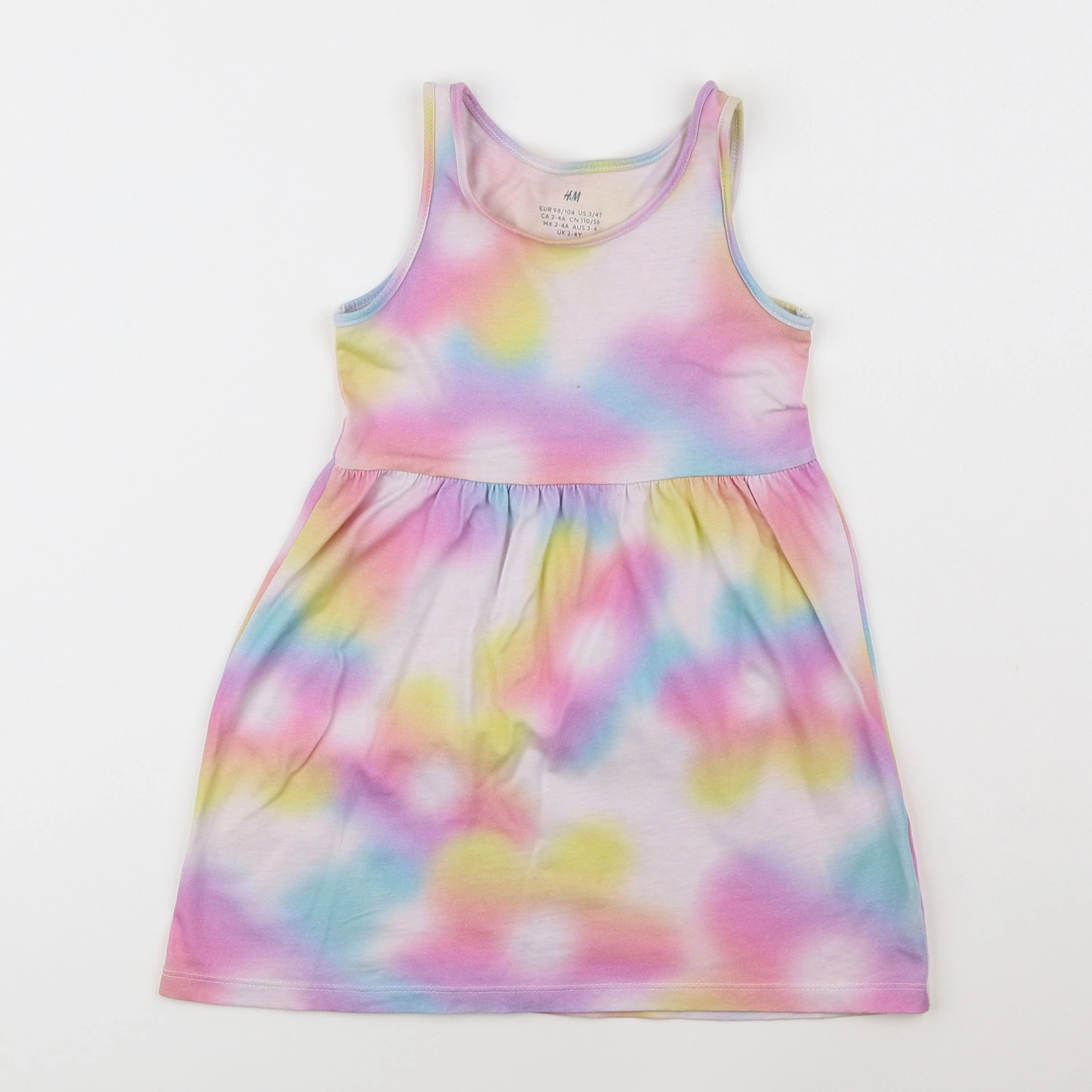 H&M - robe multicolore - 3/4 ans