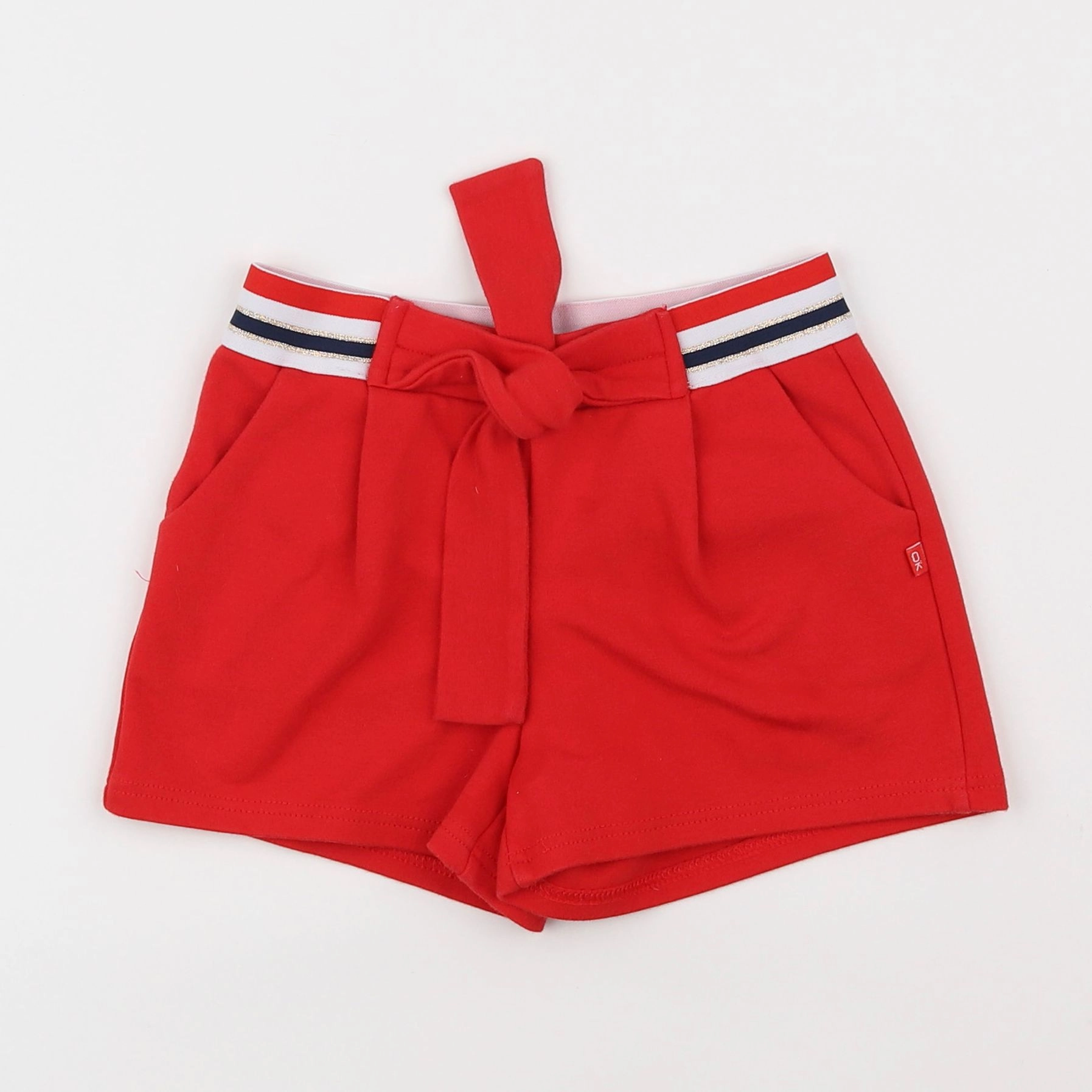 Okaidi - short rouge - 4 ans