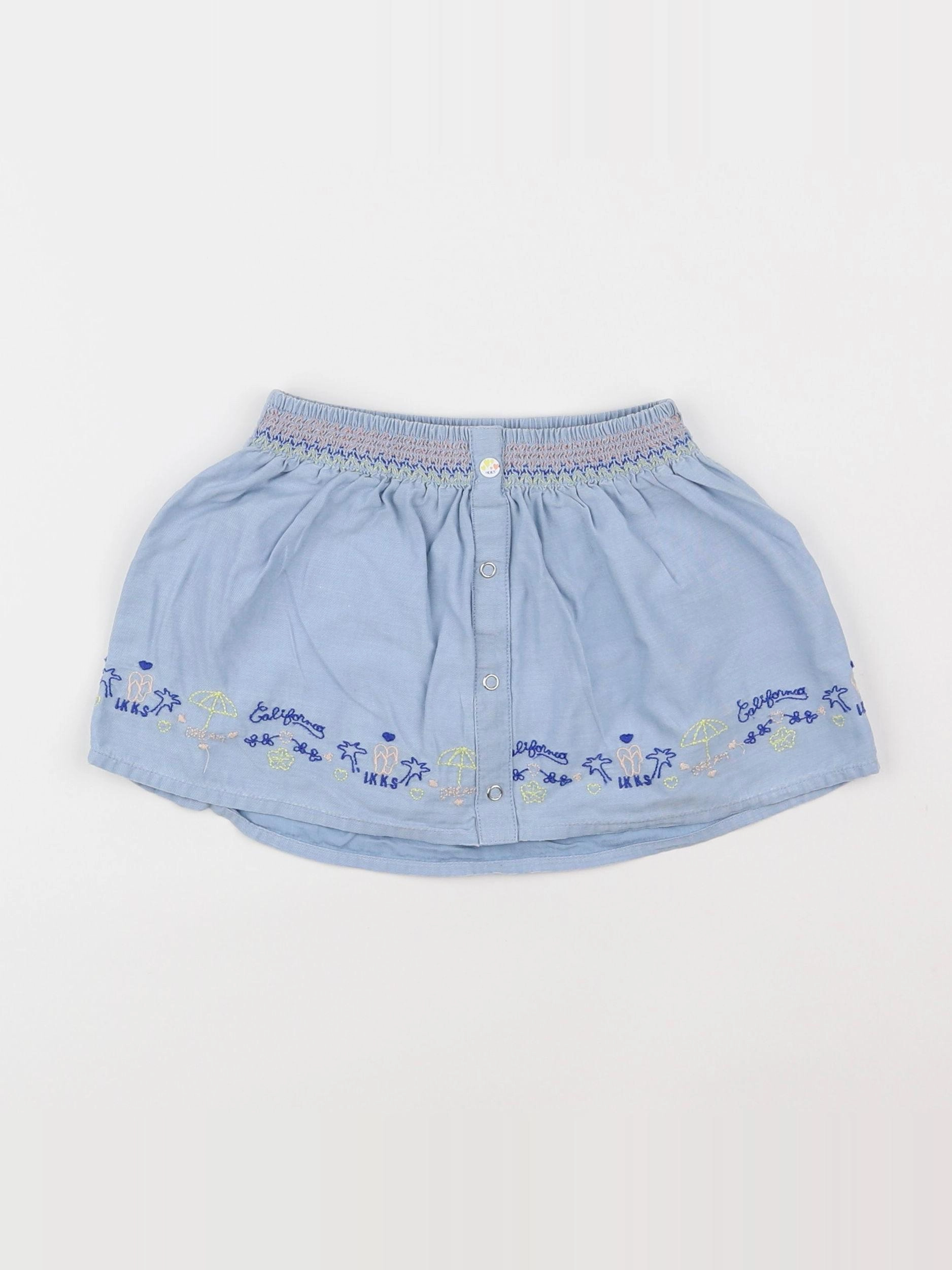 IKKS - jupe bleu - 18 mois