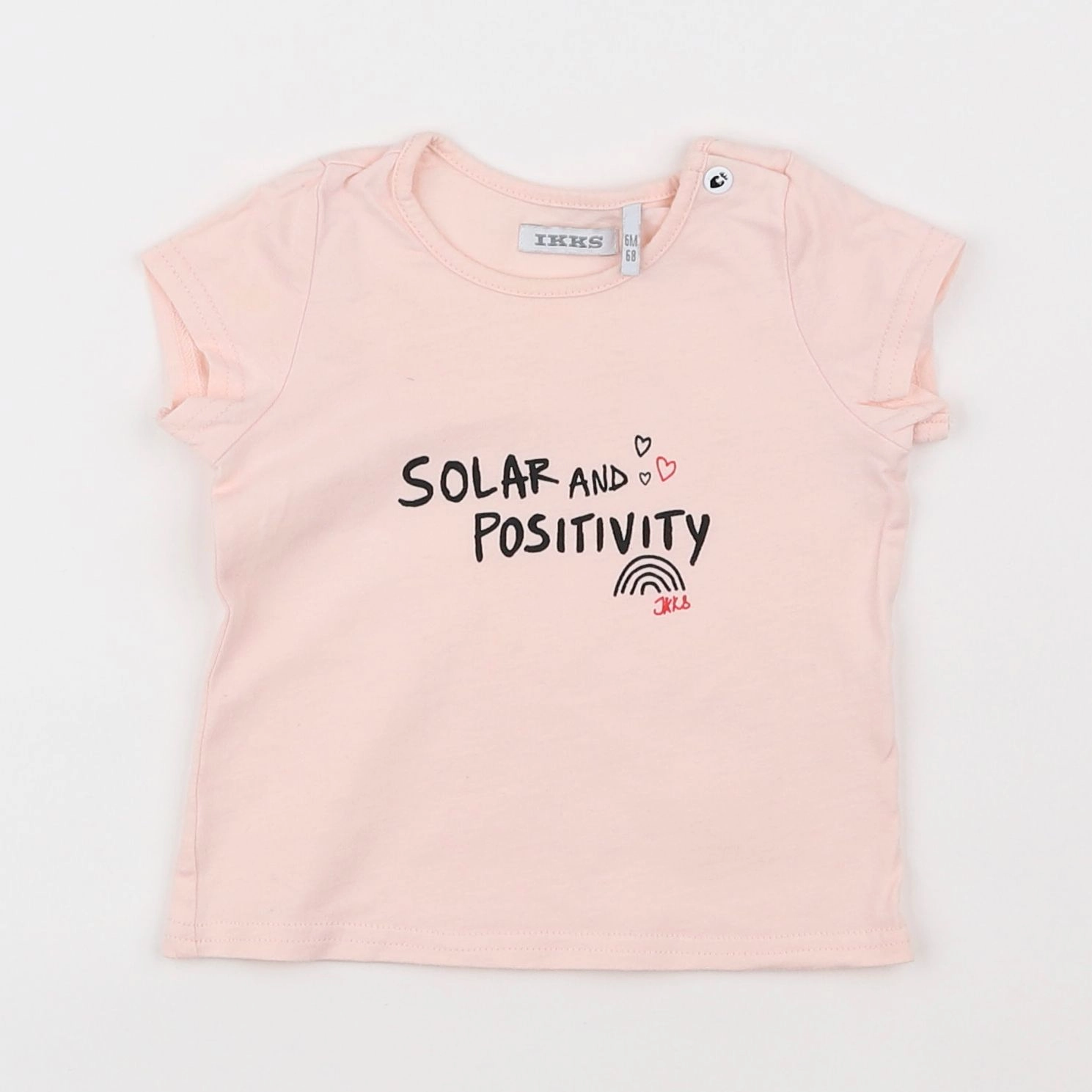 IKKS - tee-shirt rose - 6 mois