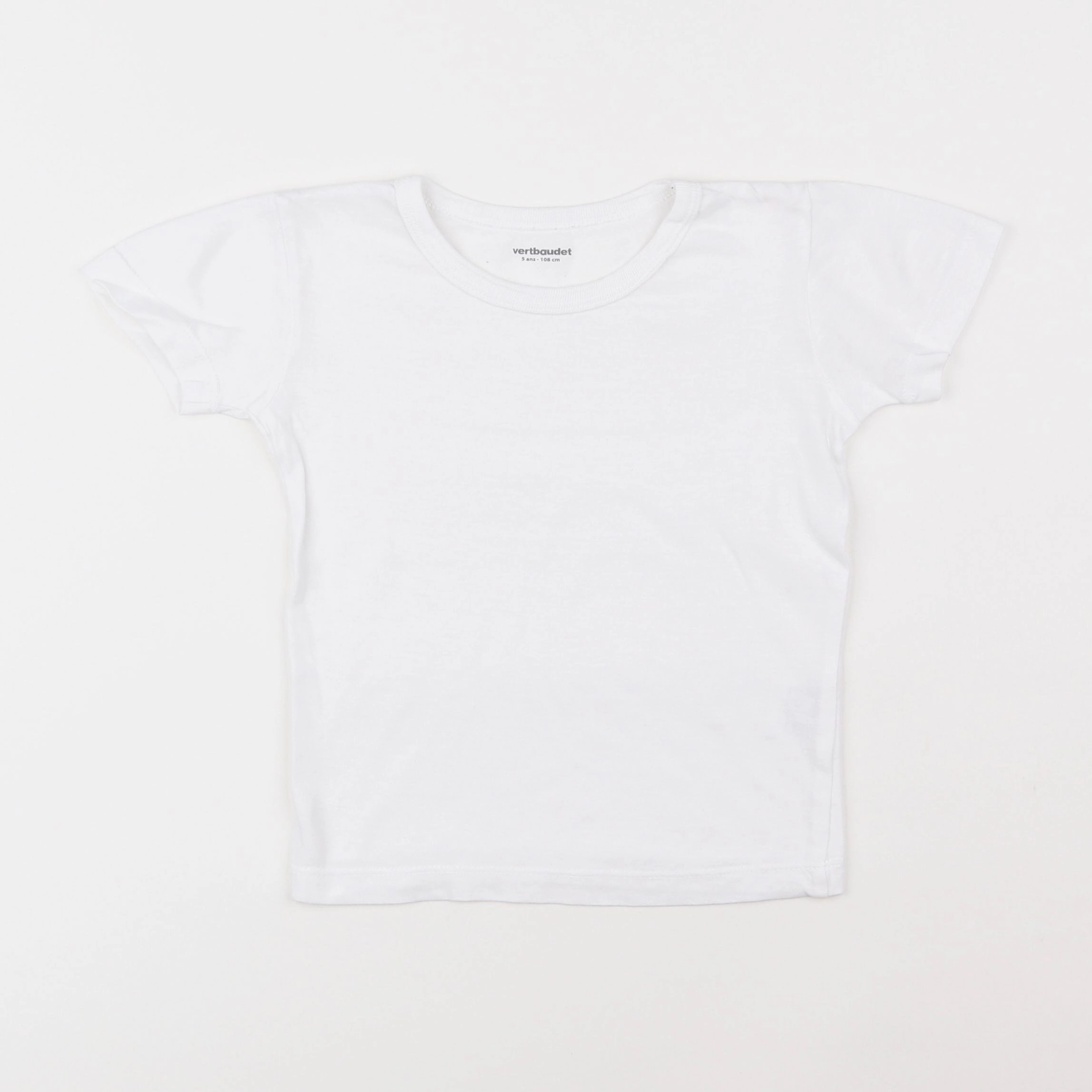 Vertbaudet - maillot de corps blanc - 5 ans