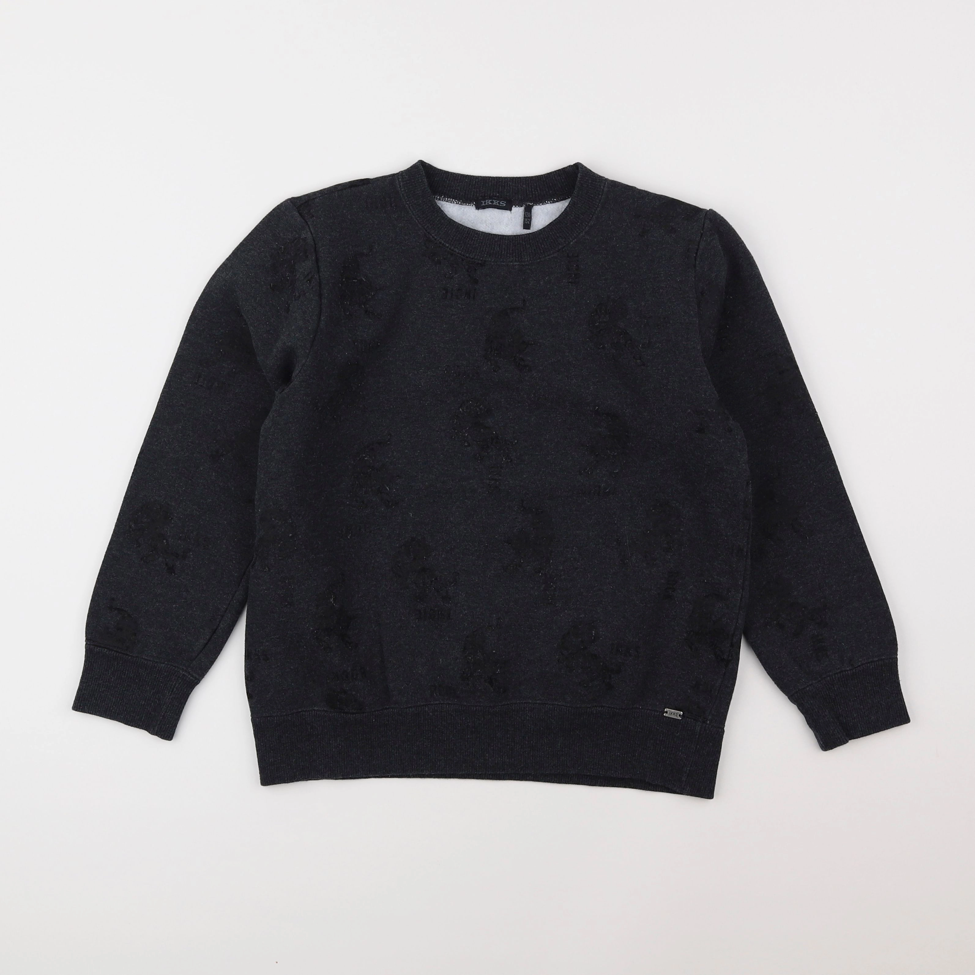 IKKS - sweat noir - 12 ans