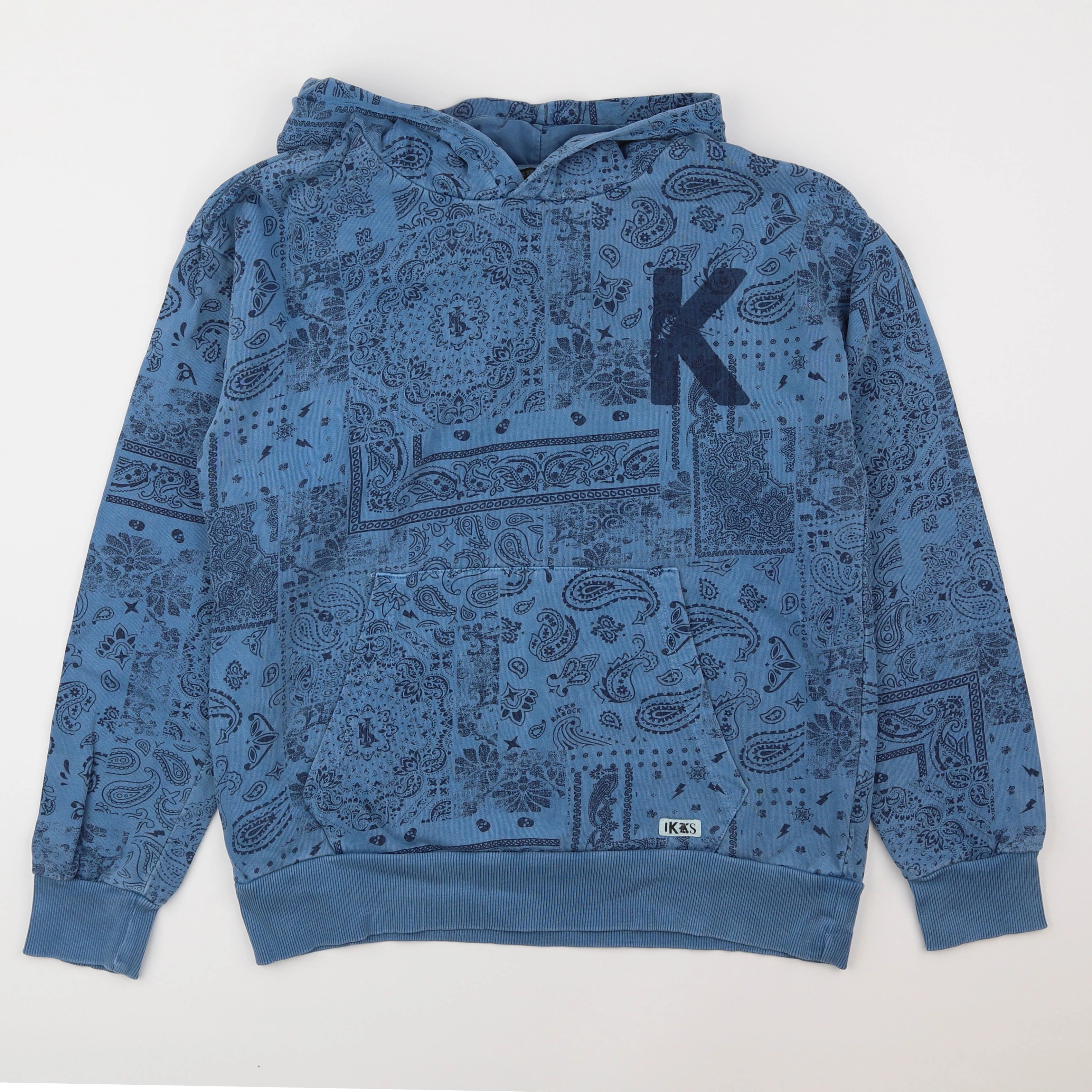 IKKS - sweat bleu - 14 ans