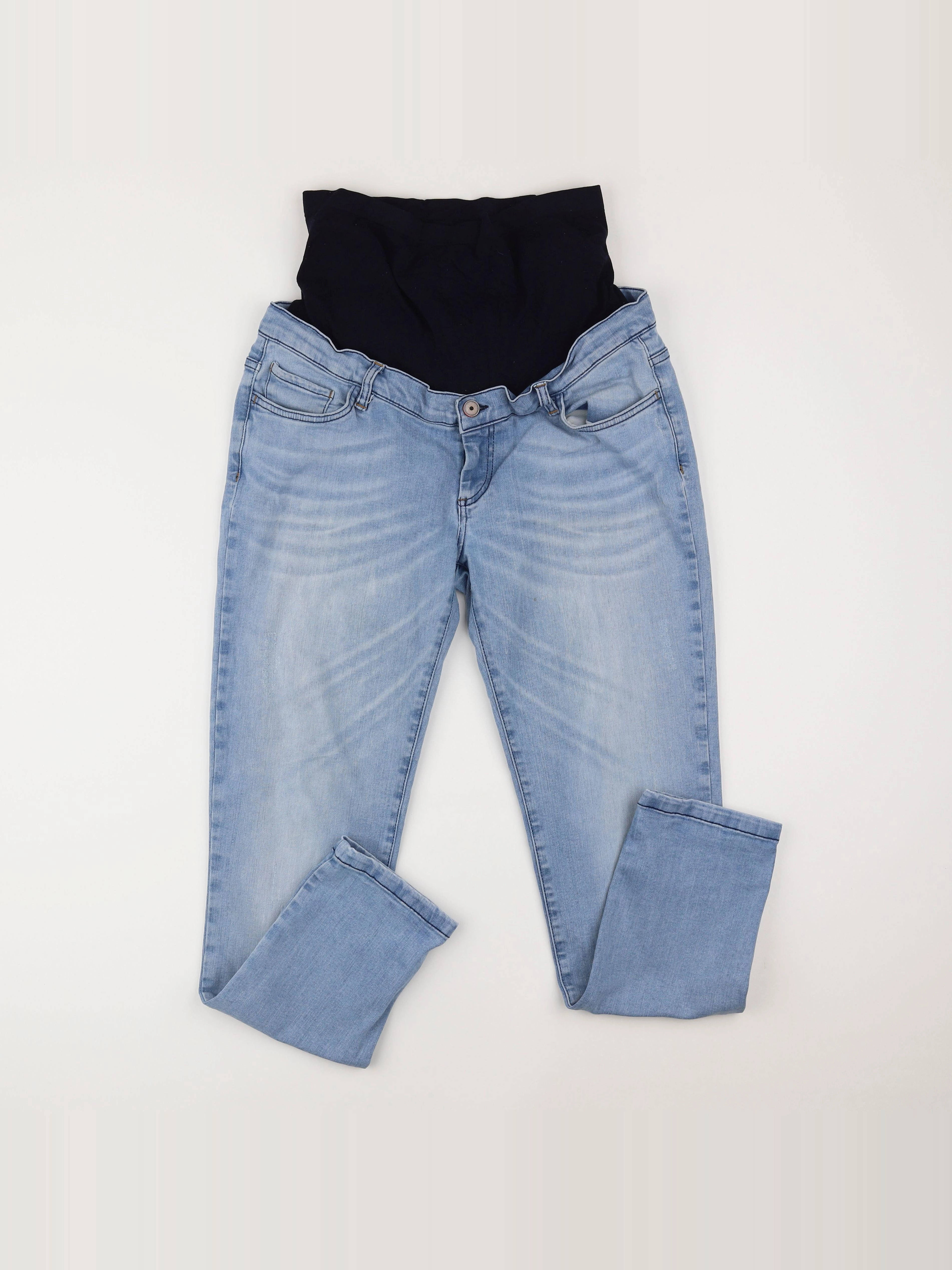 Envie de fraise - jean grossesse bleu - 42