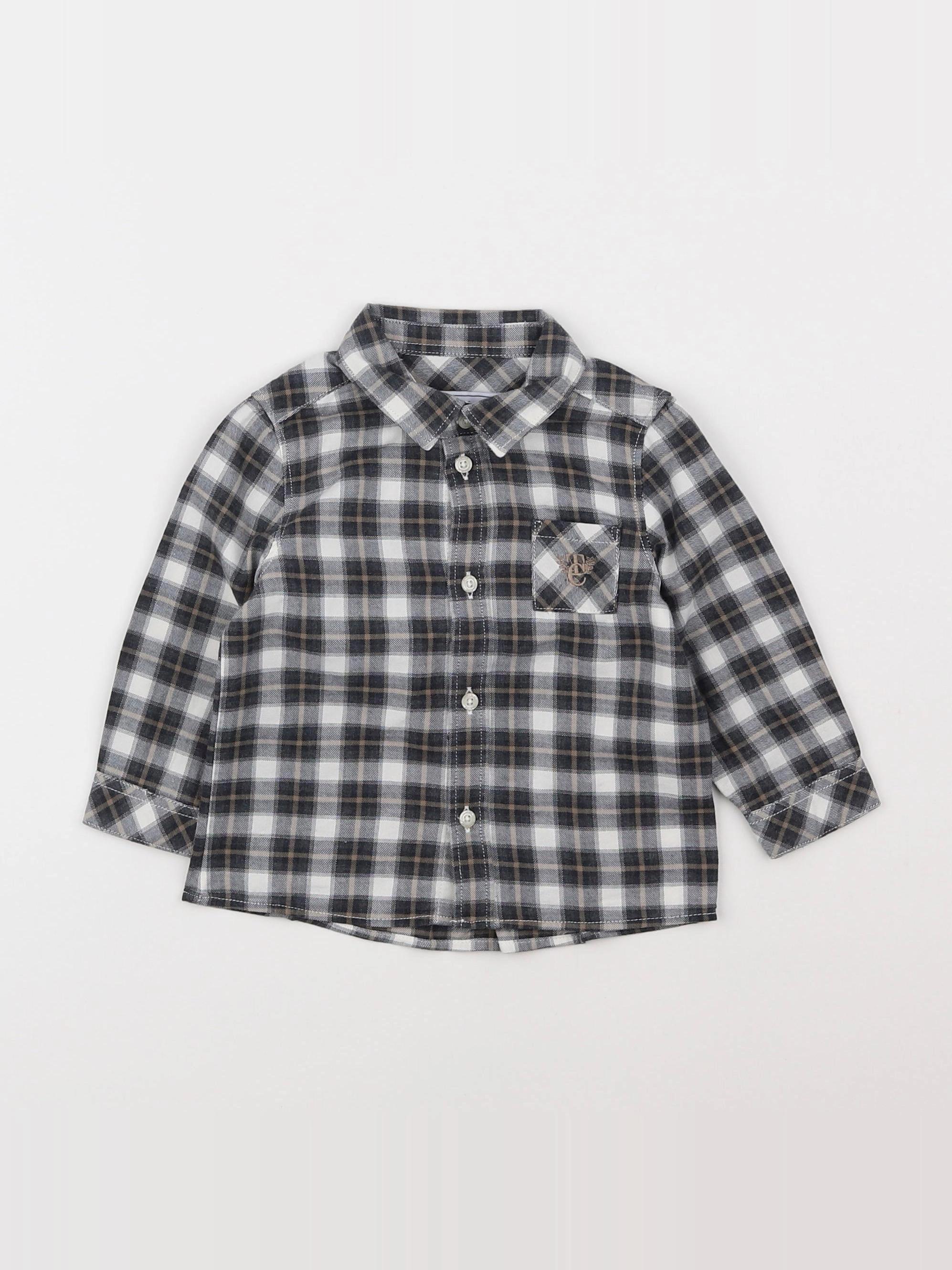 Tartine & Chocolat - chemise multicolore - 12 mois