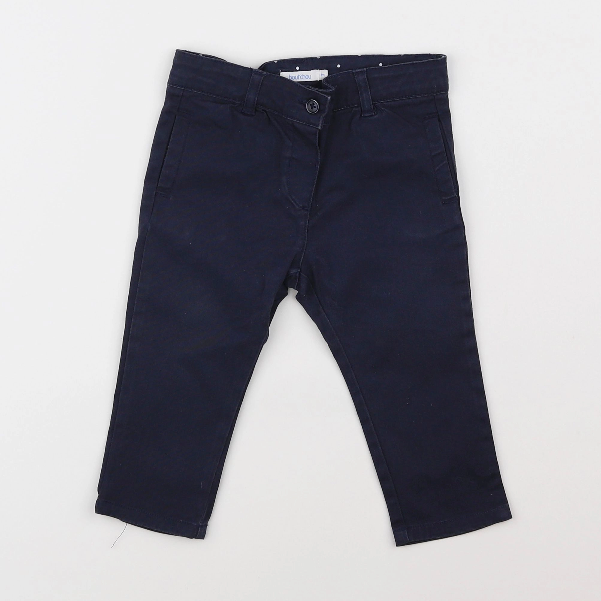 Boutchou - pantalon bleu - 9 mois