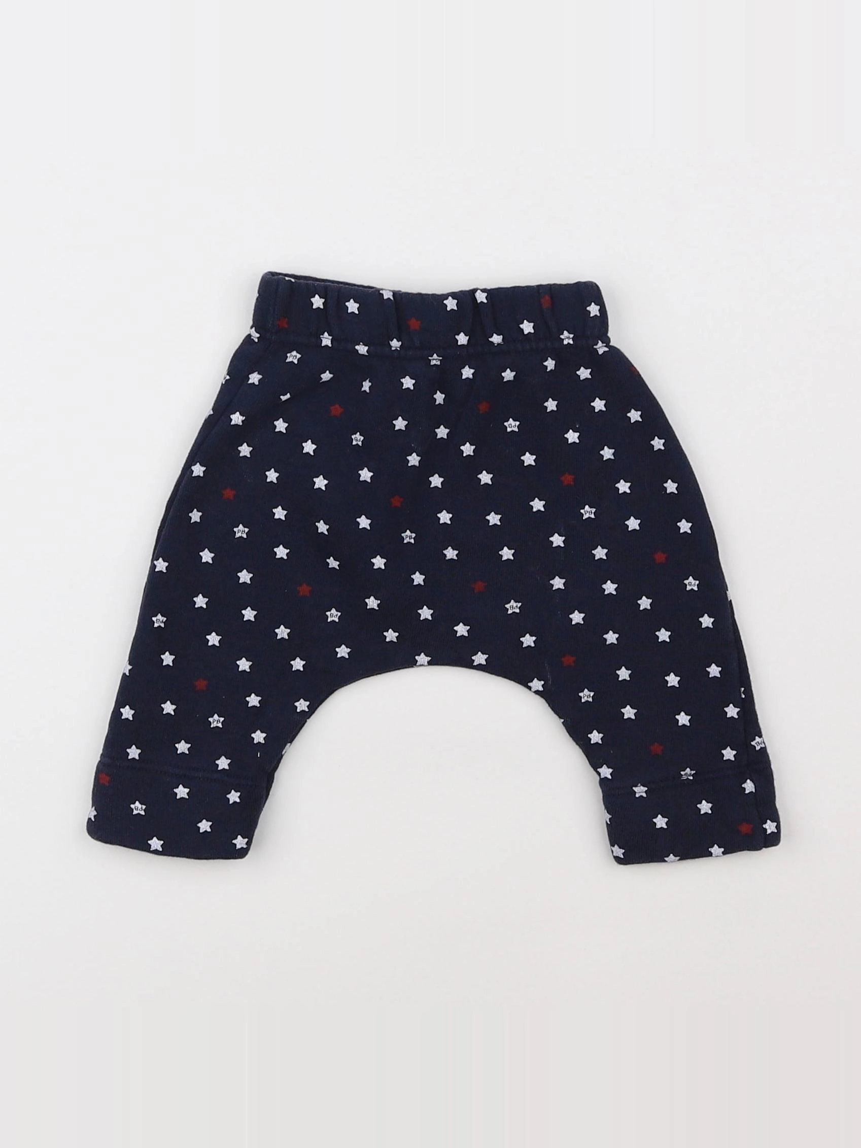 Petit Bateau - sarouel bleu - 3 mois
