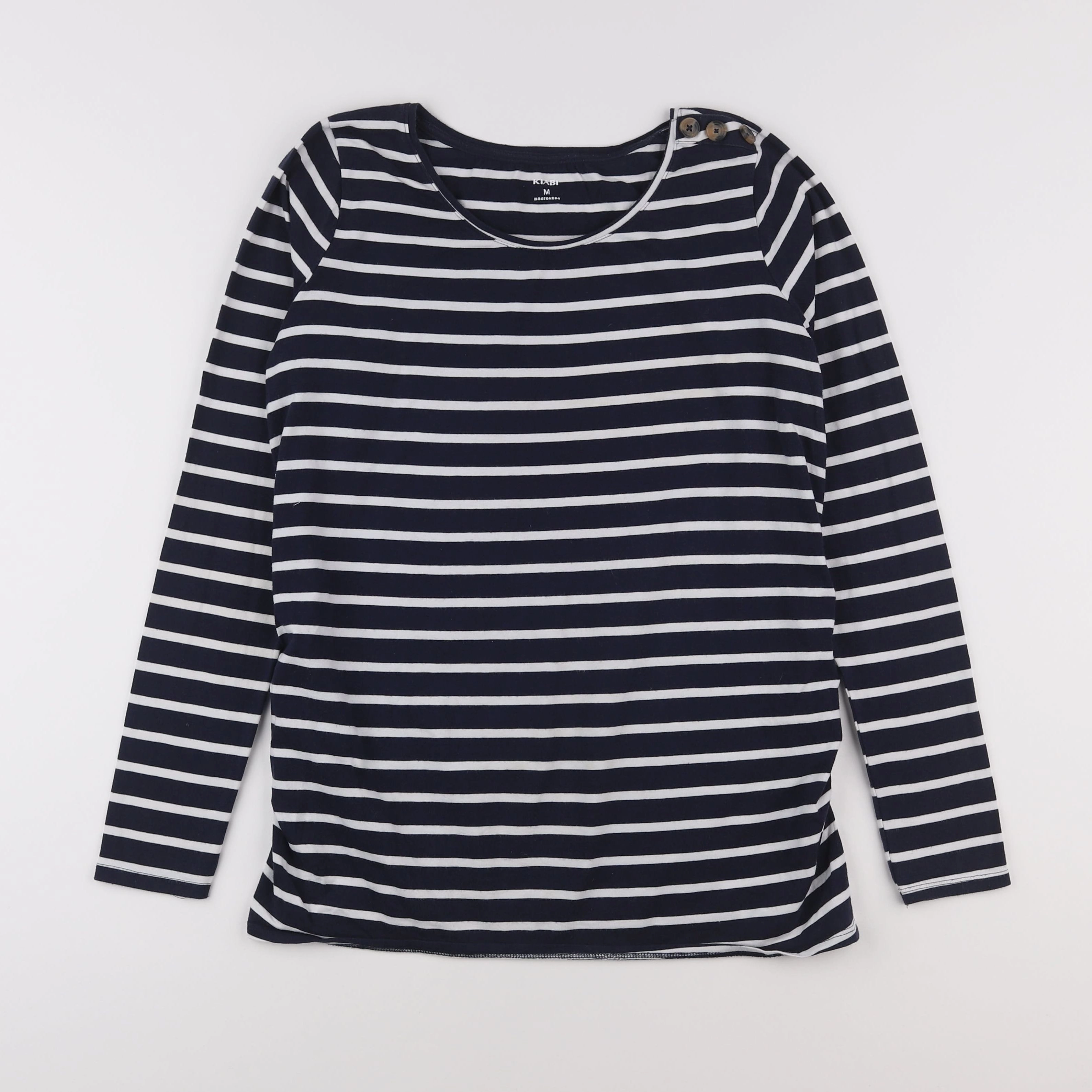 Kiabi - tee-shirt grossesse bleu - 38