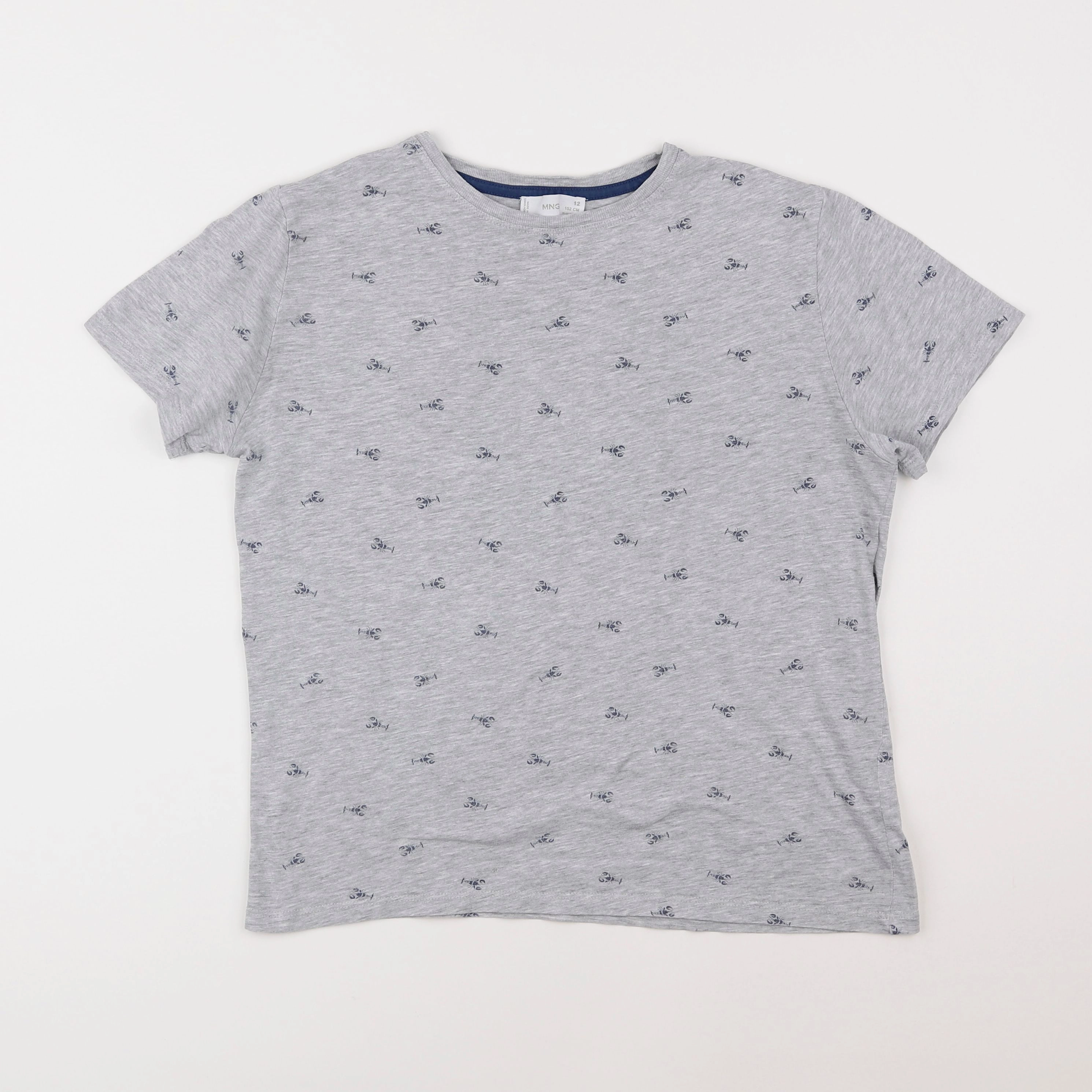 Mango - tee-shirt gris - 12 ans