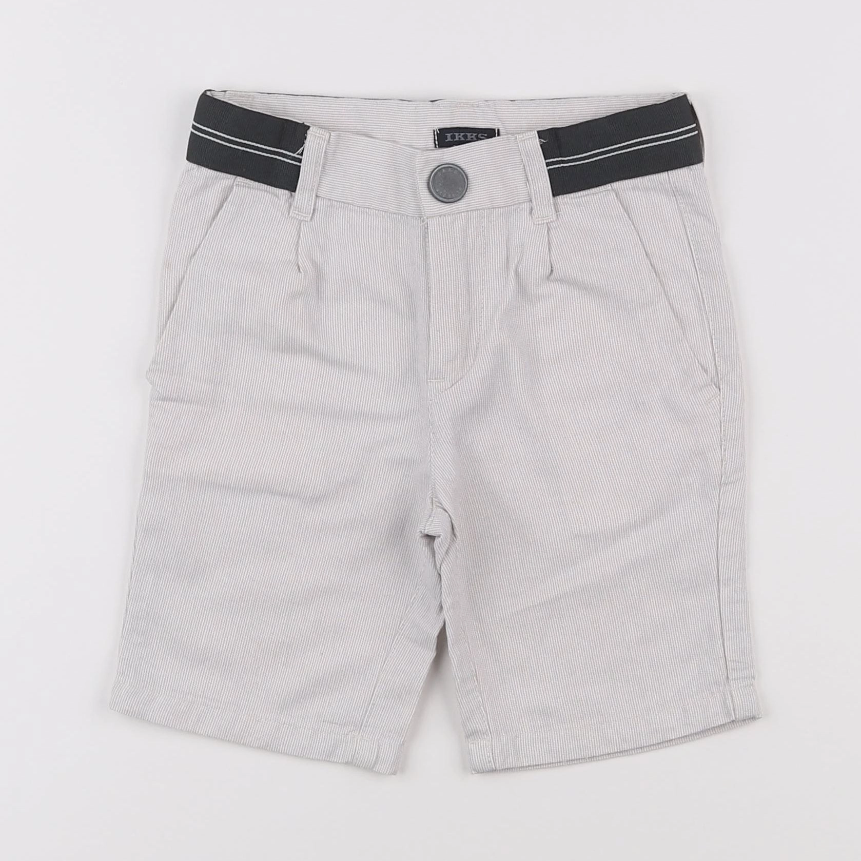 IKKS - short blanc, gris - 3 ans