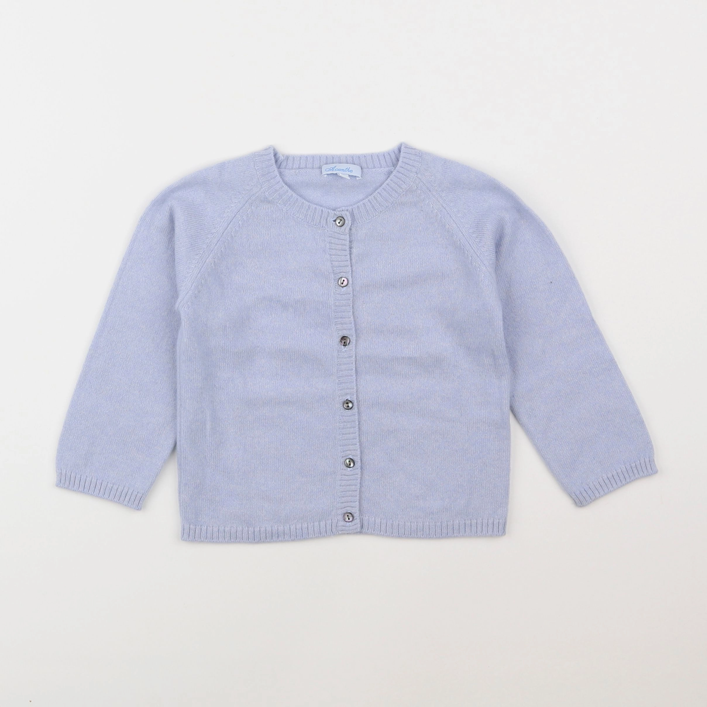 Acanthe - gilet bleu - 2 ans