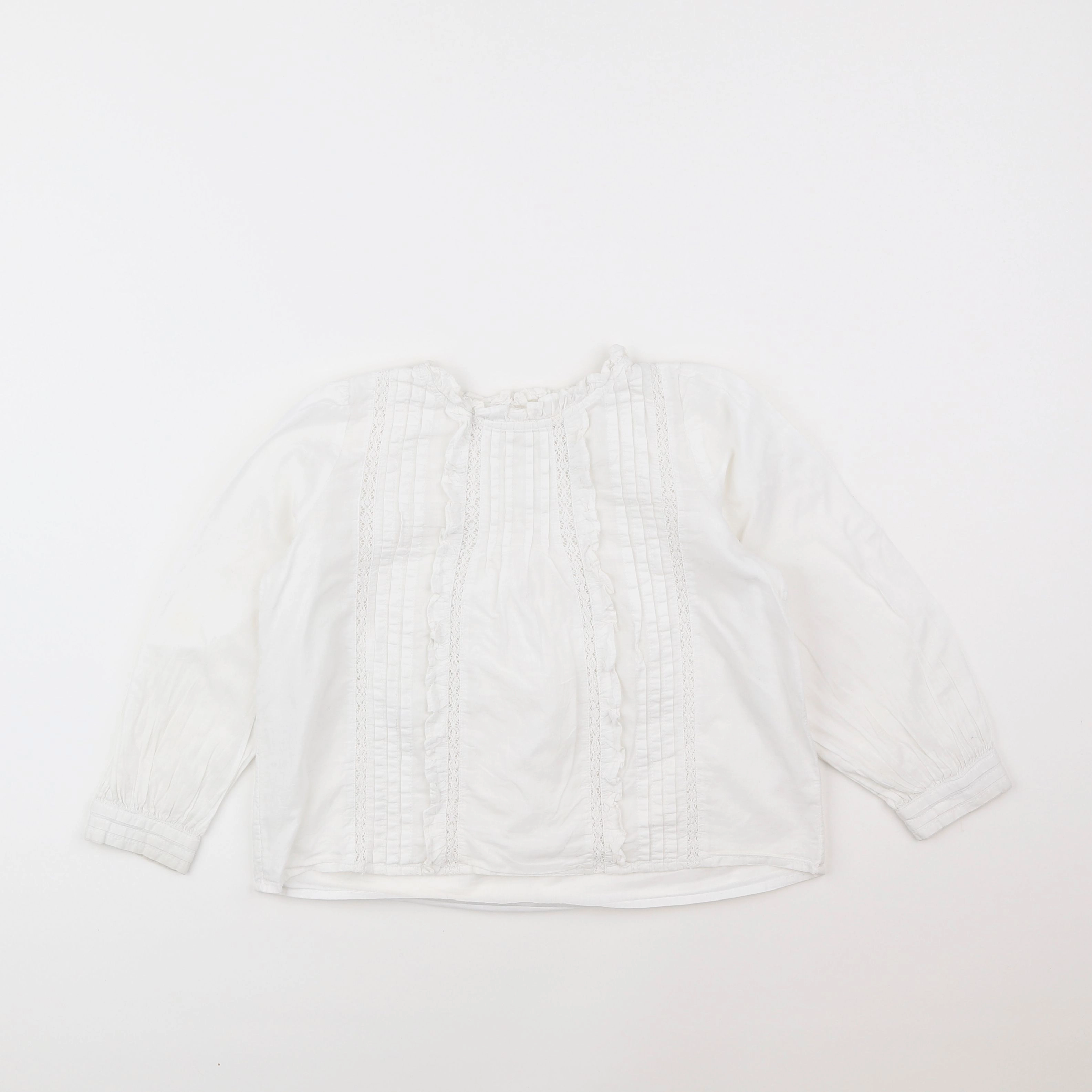 Monoprix - blouse blanc - 6 ans