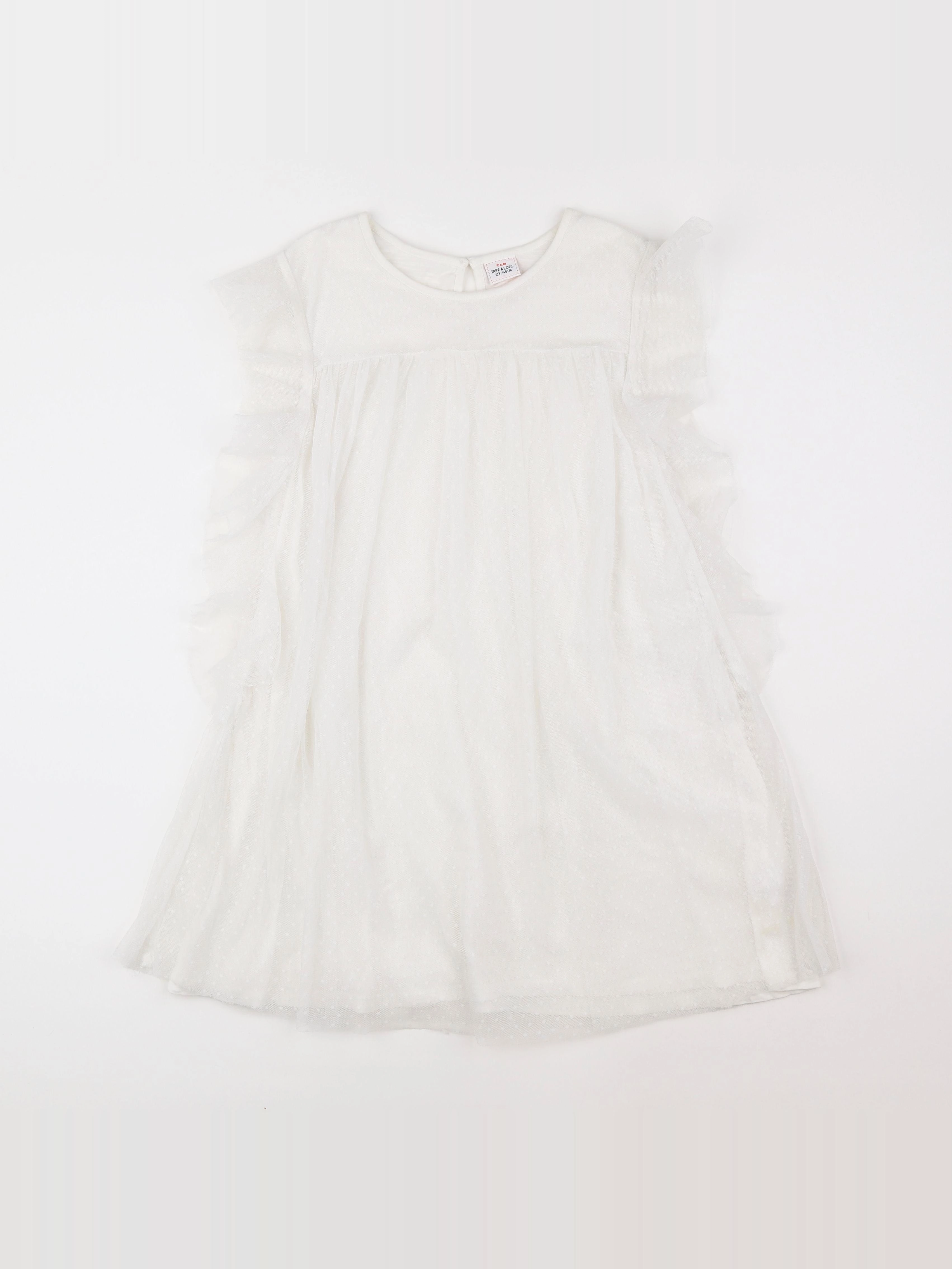 Tape à l'oeil - robe blanc - 10 ans