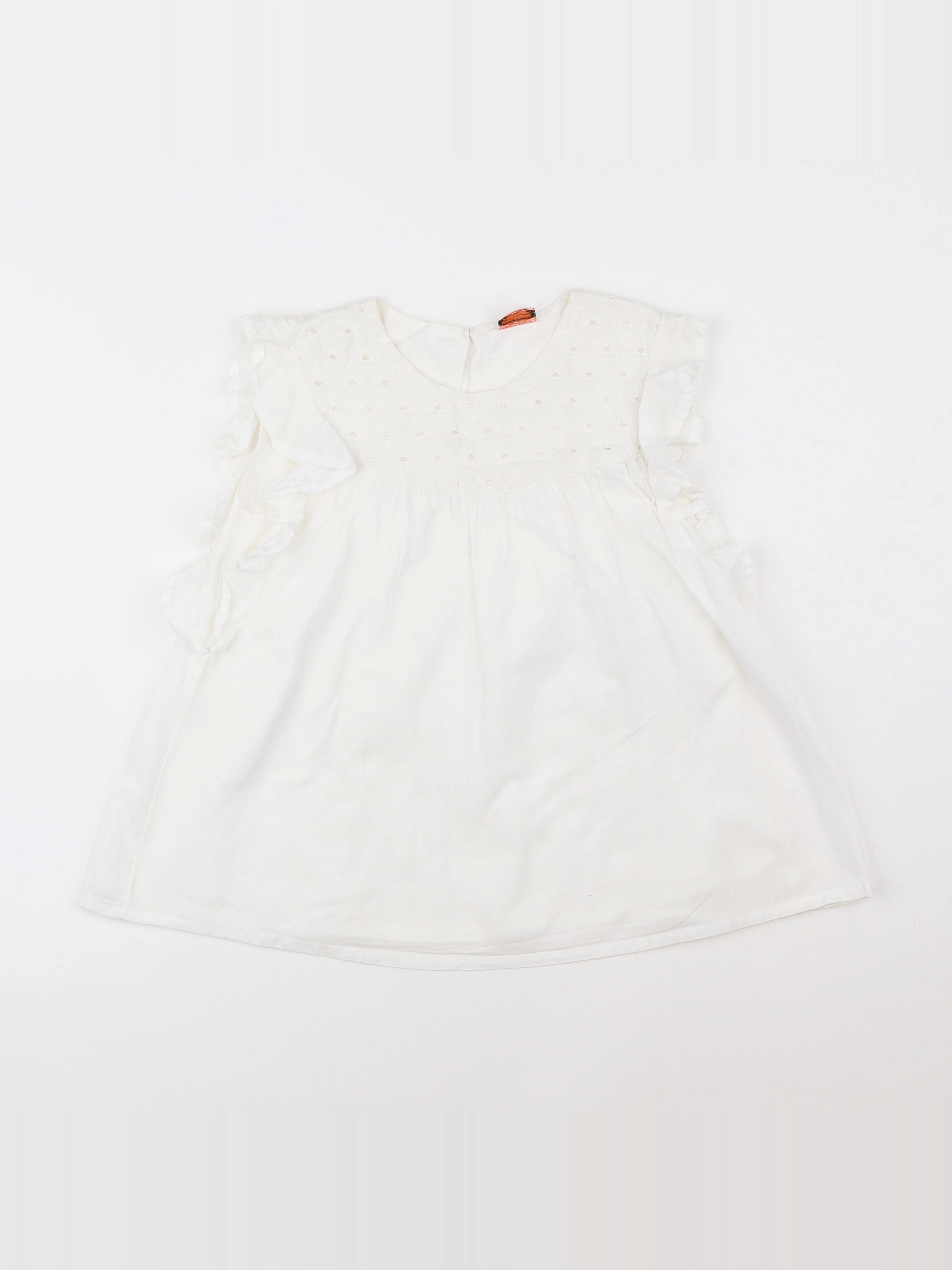 Tape à l'oeil - blouse blanc - 10 ans