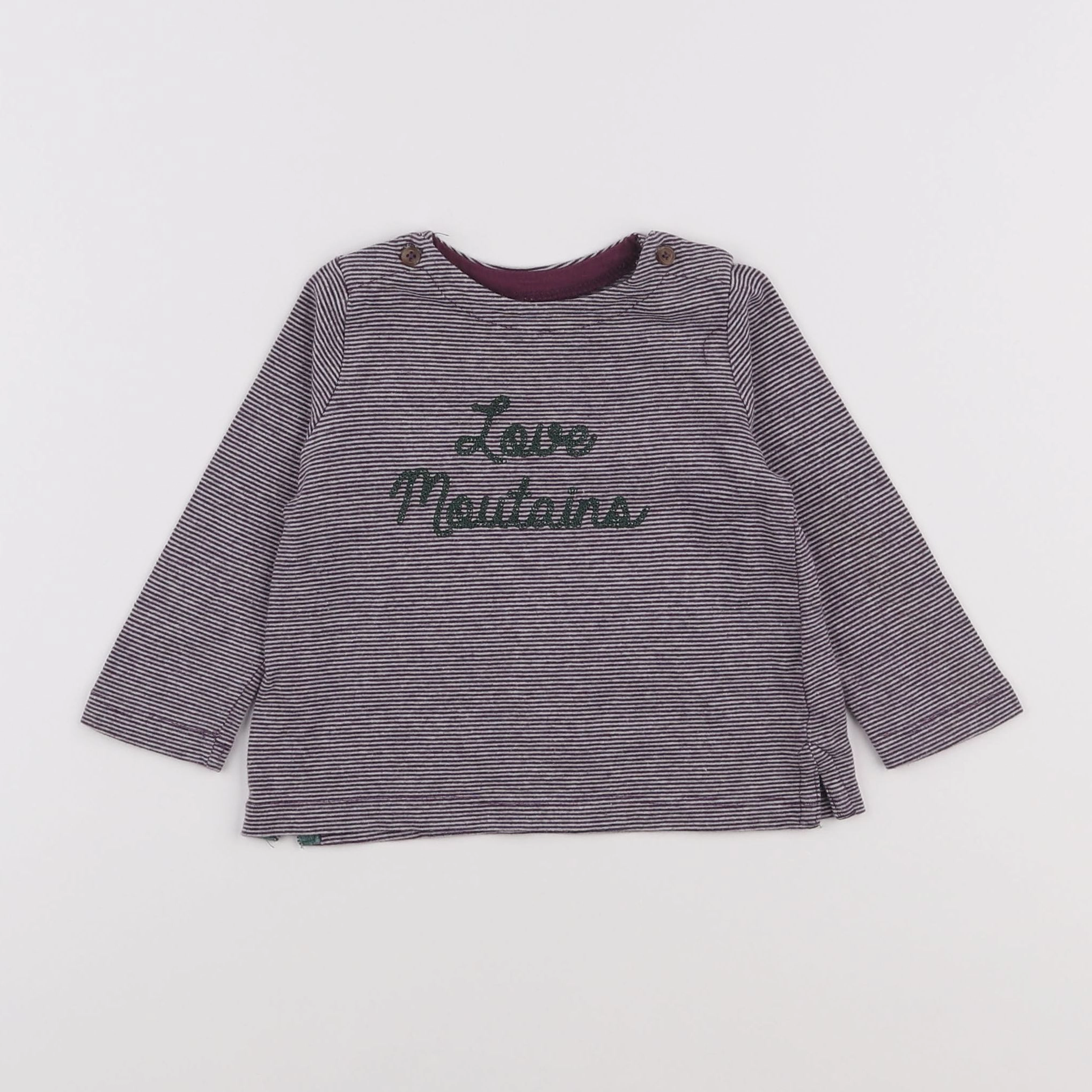 Boutchou - tee-shirt rouge - 9 mois