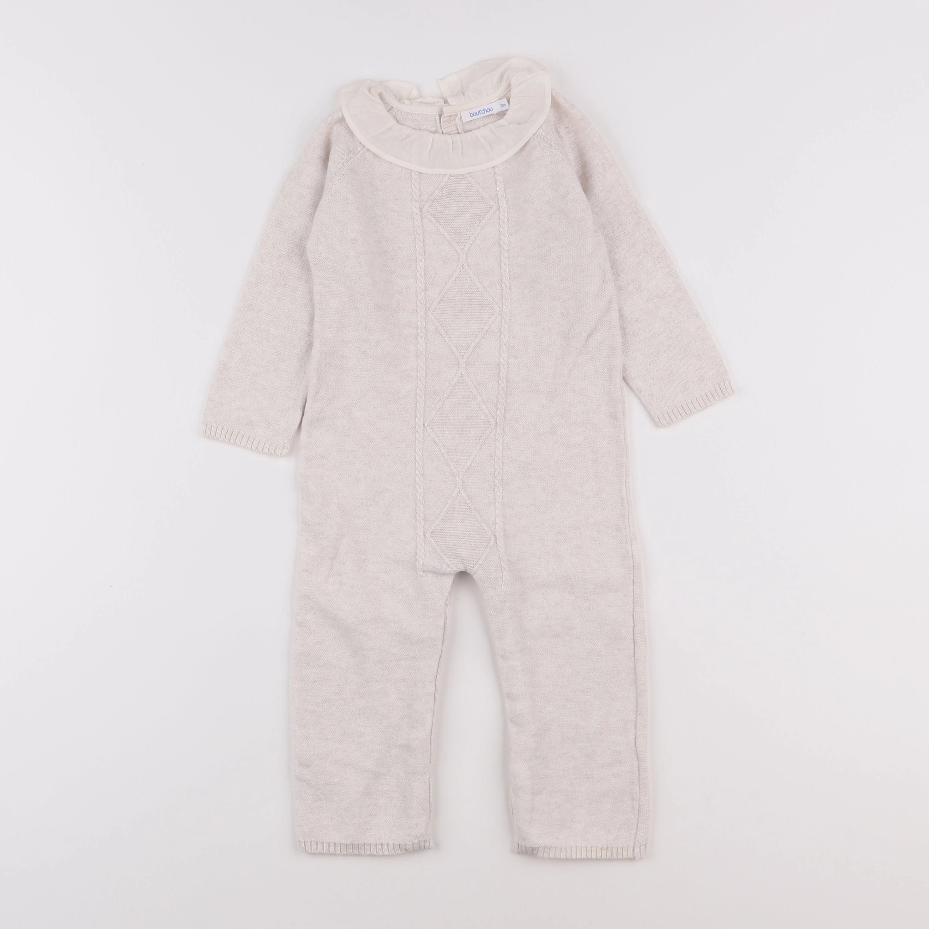 Boutchou - combinaison beige - 12 mois