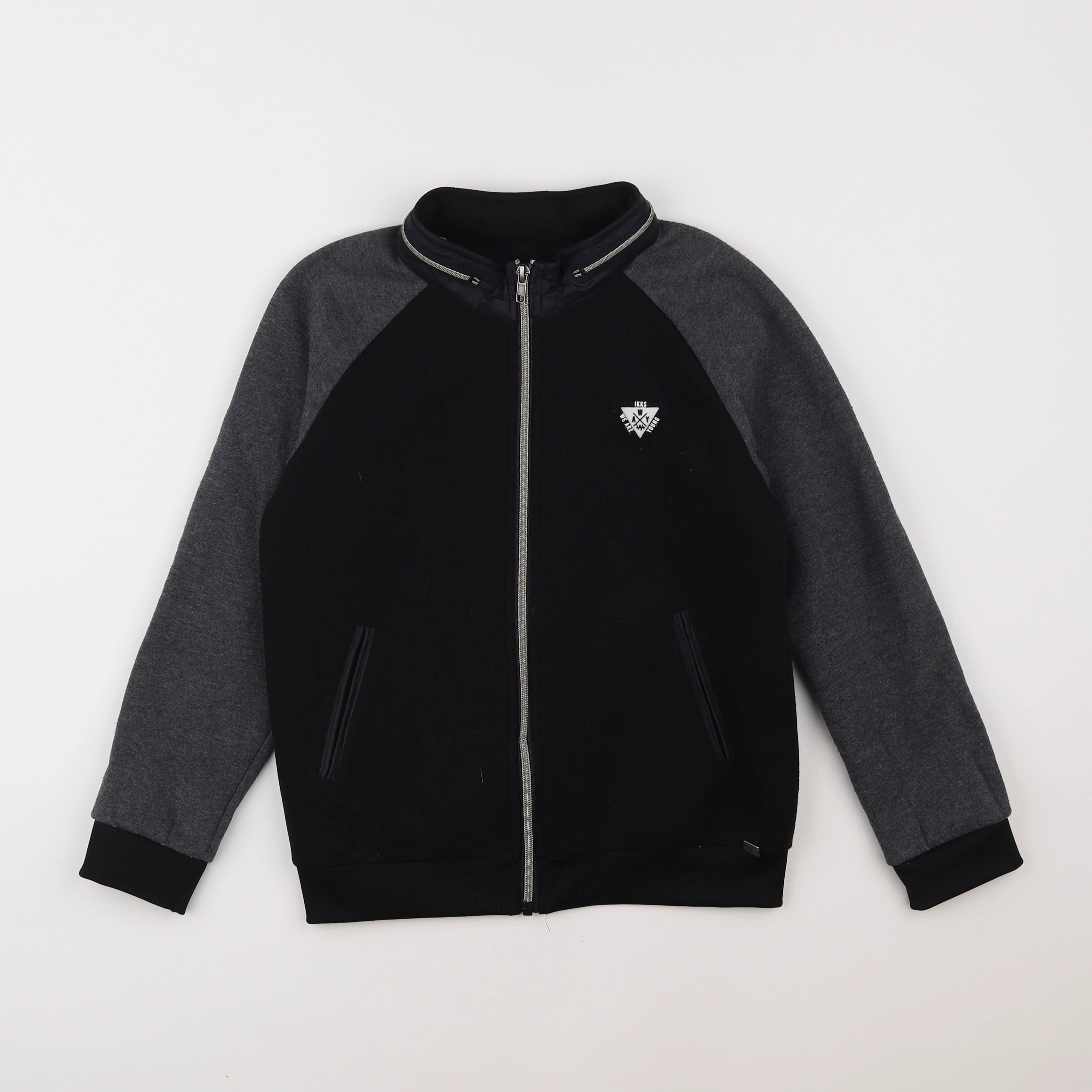 IKKS - sweat noir - 10 ans