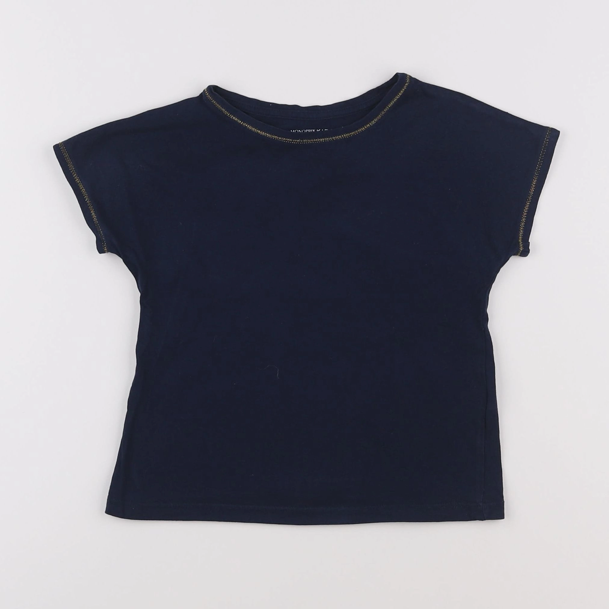 Monoprix - tee-shirt bleu - 4 ans