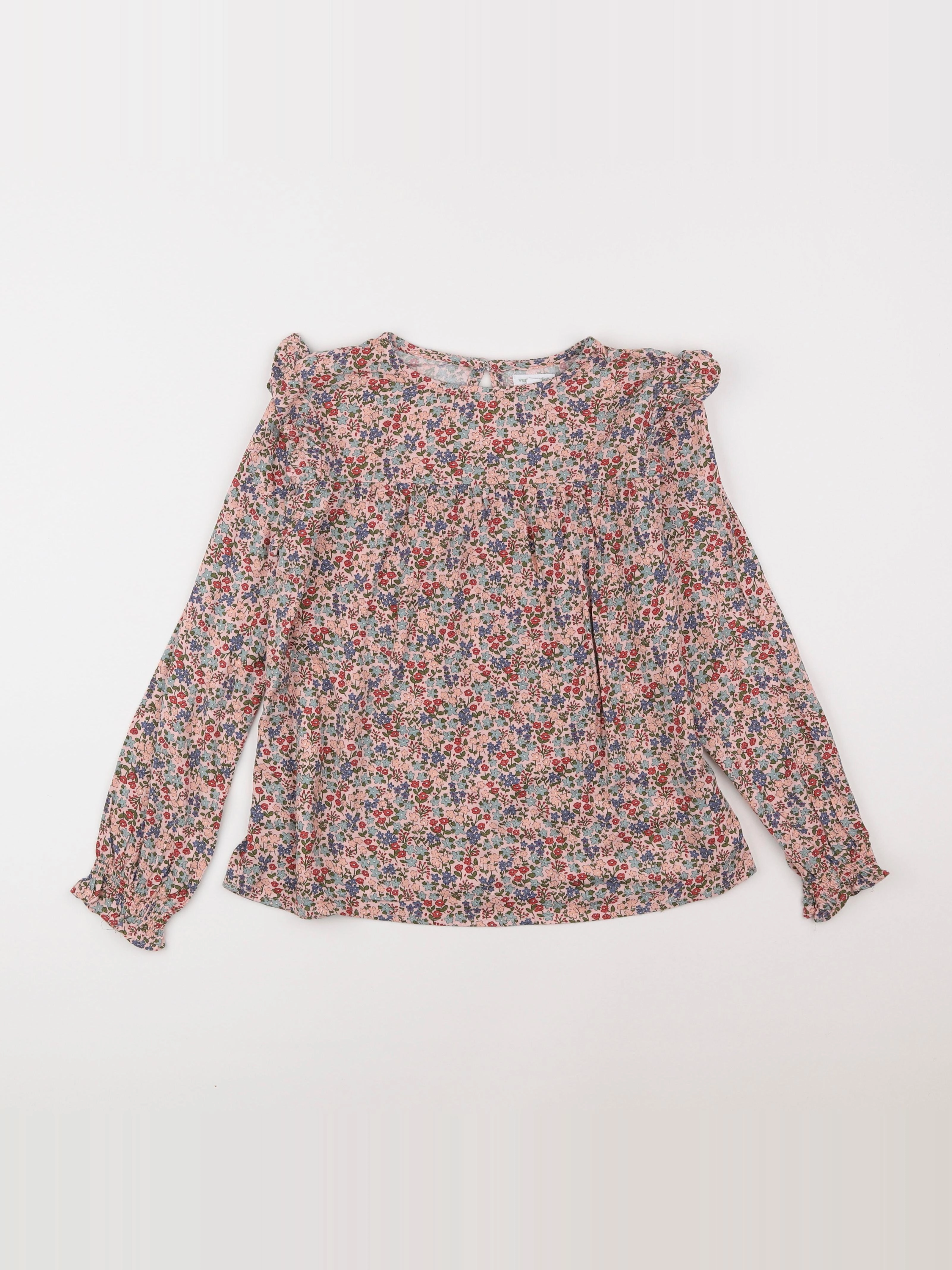 Vertbaudet - blouse multicolore - 9 ans