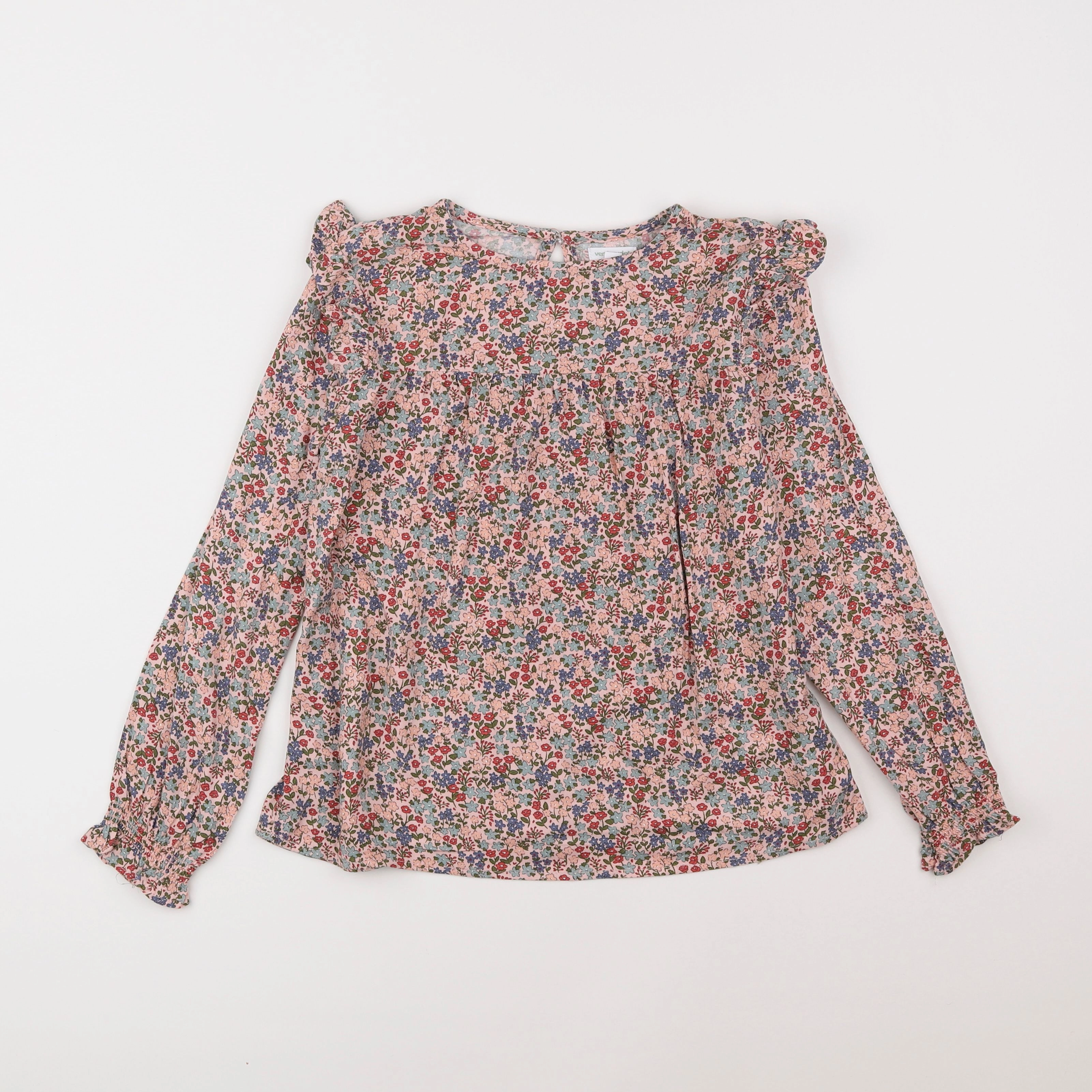 Vertbaudet - blouse multicolore - 9 ans