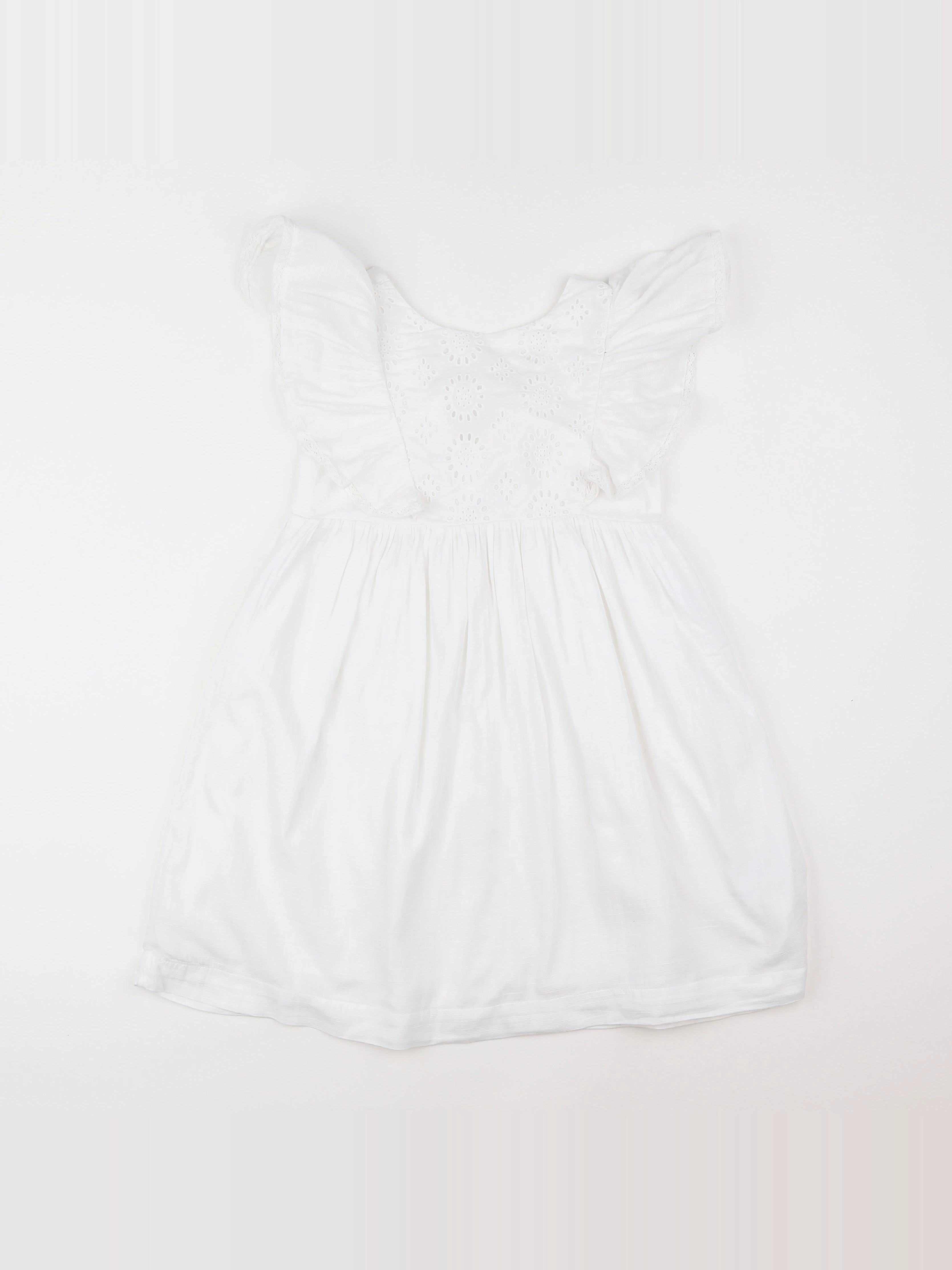 Vertbaudet - robe blanc - 9 ans