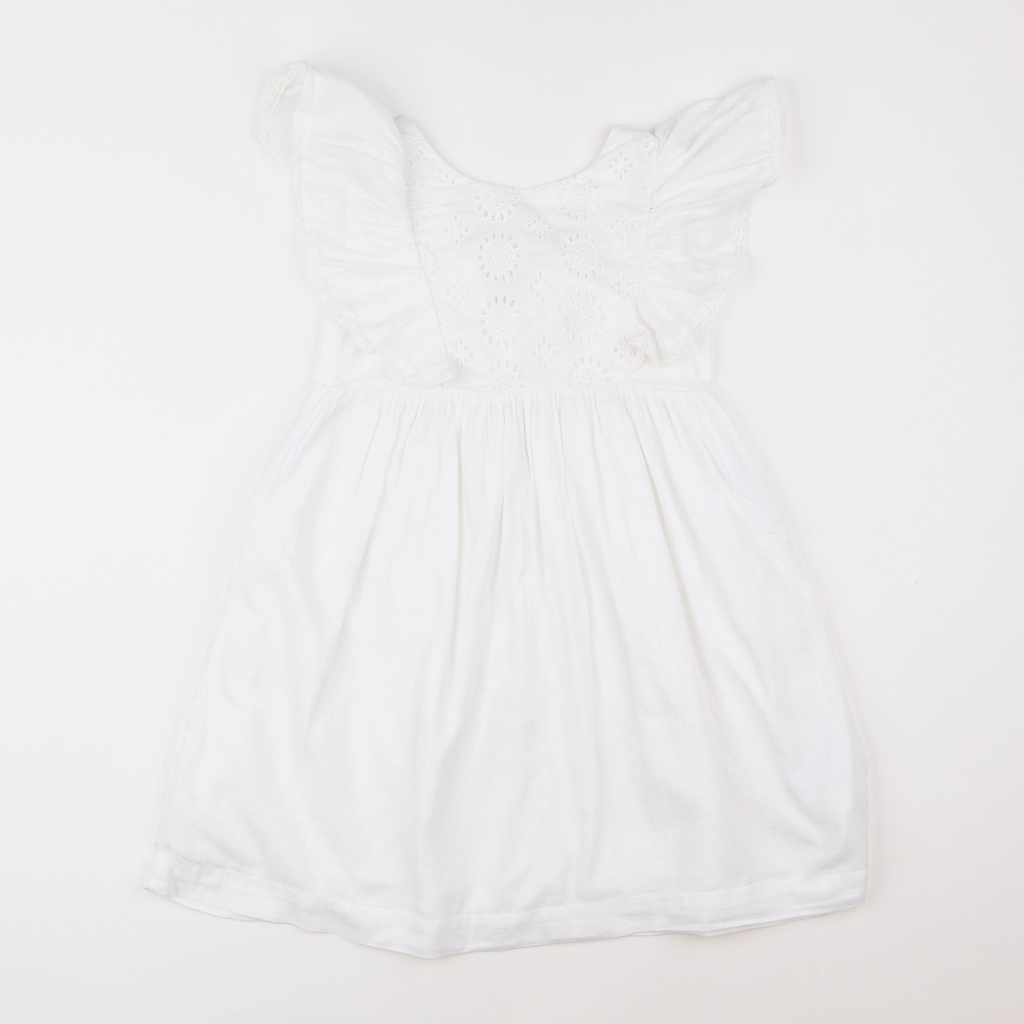 Vertbaudet - robe blanc - 9 ans