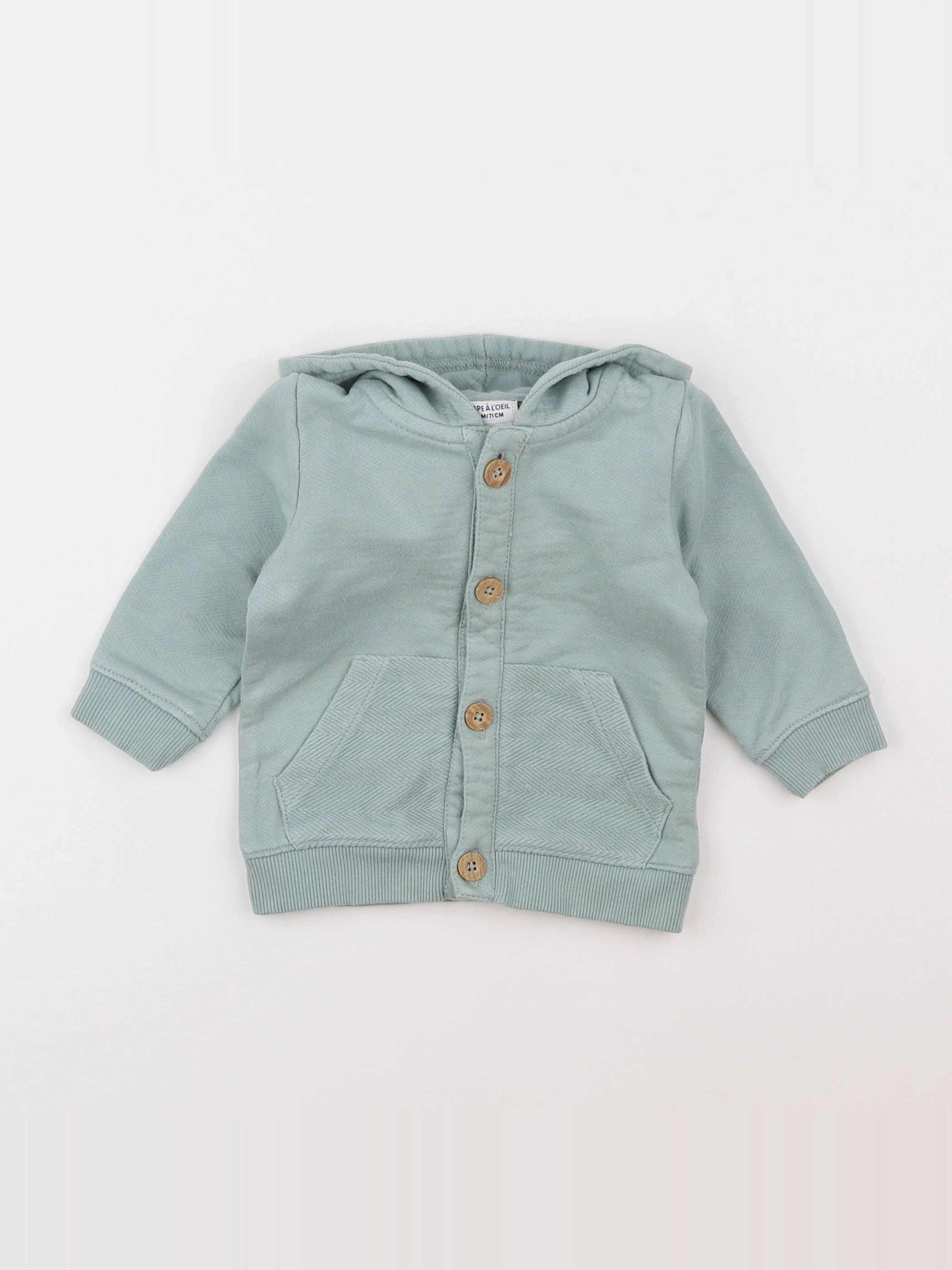 Tape à l'oeil - veste vert - 9 mois