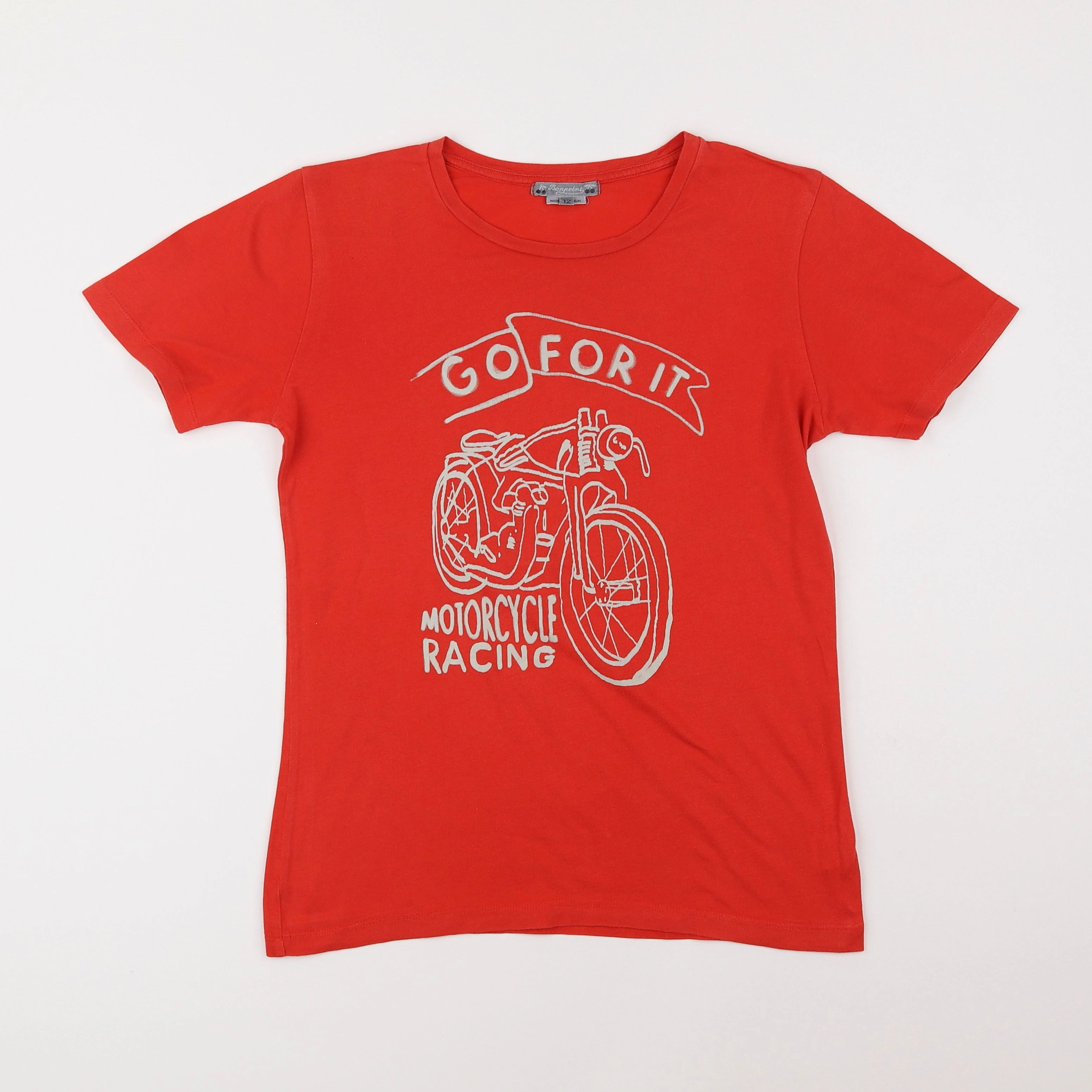 Bonpoint - tee-shirt rouge - 12 ans