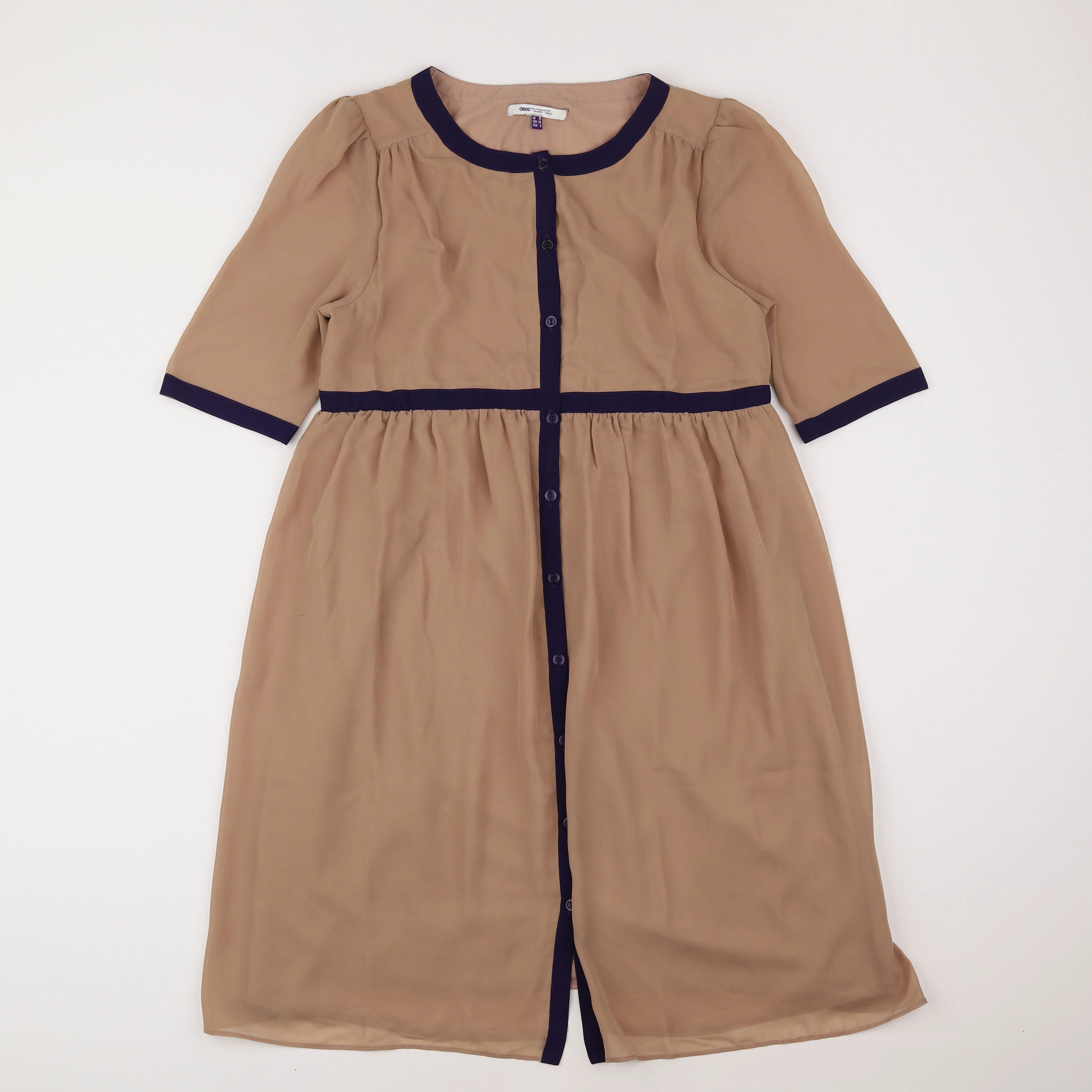 Asos - robe grossesse beige - 38